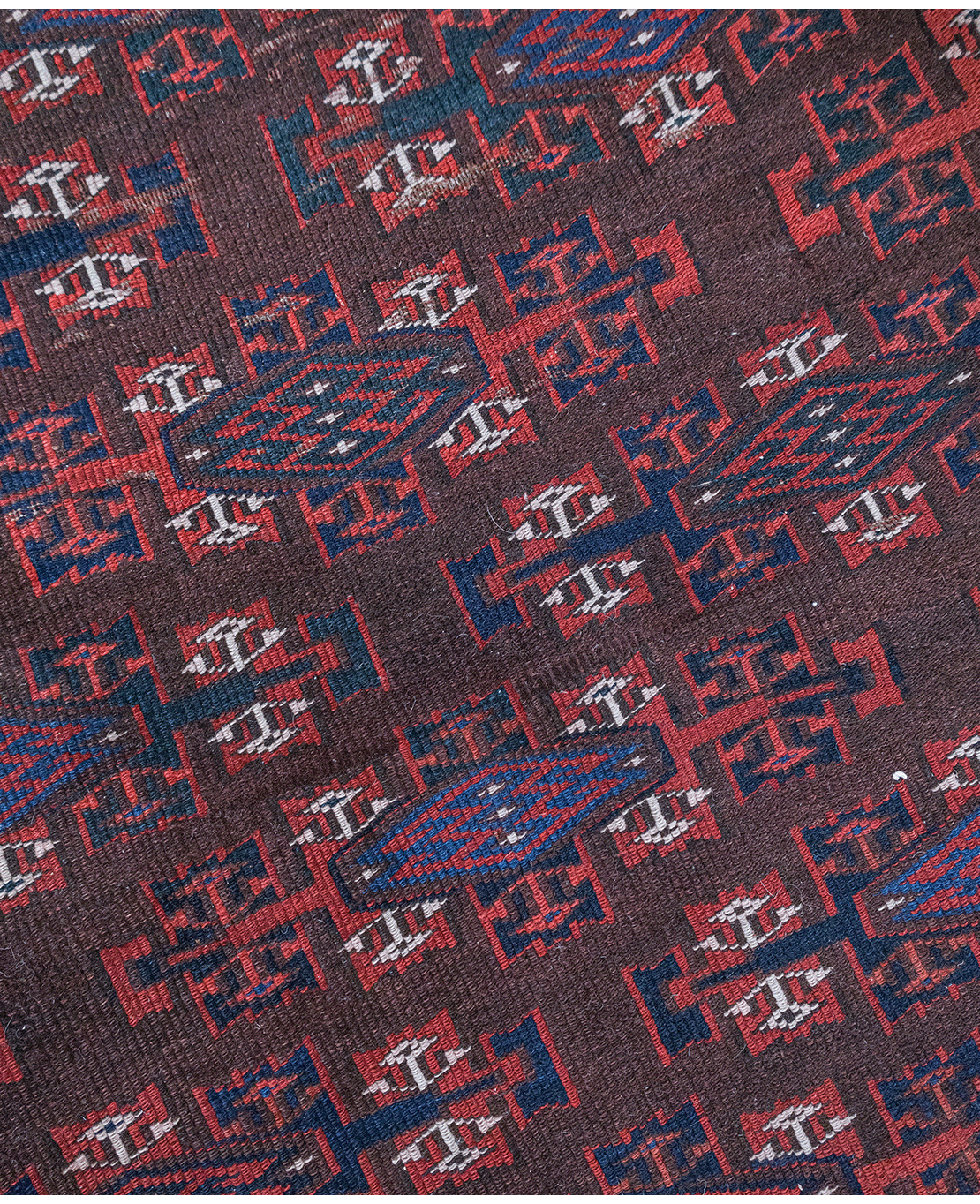 Türkmén kézi gyapjú szőnyeg - Image 3