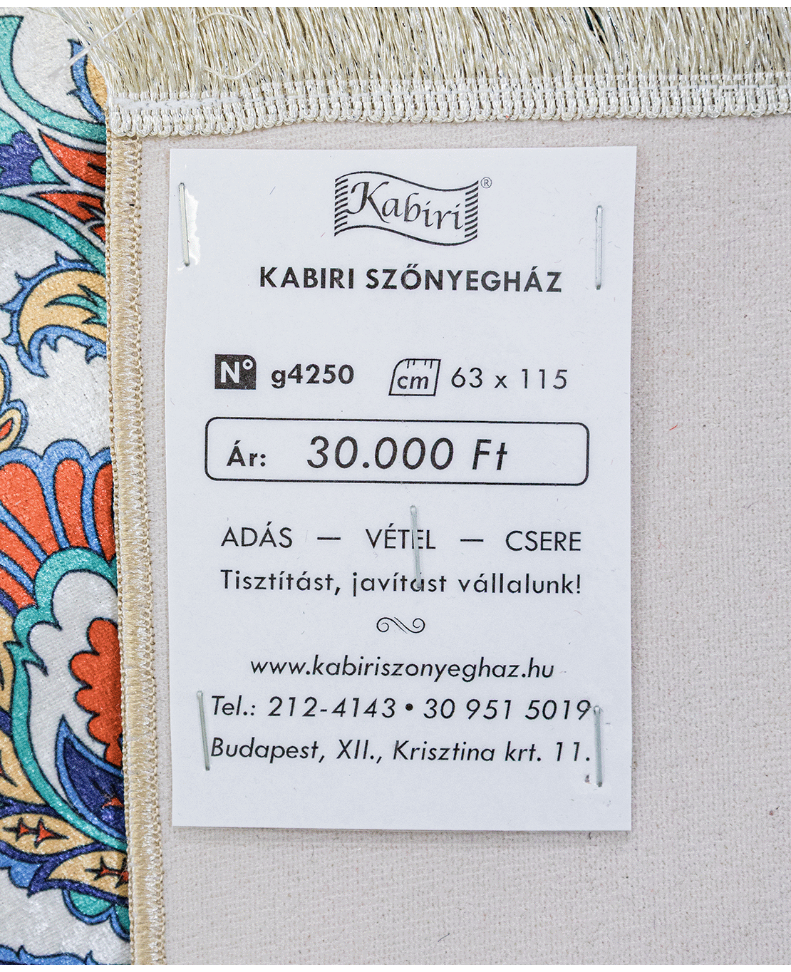 Gépi műselyem szőnyeg - Image 5