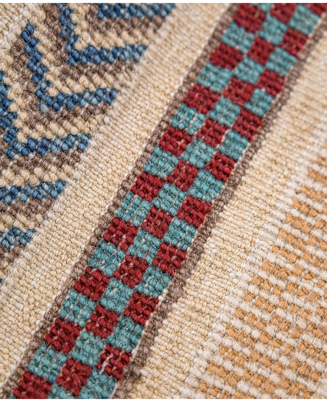 Afgán modern ziegler kézi gyapjú szőnyeg - Image 5
