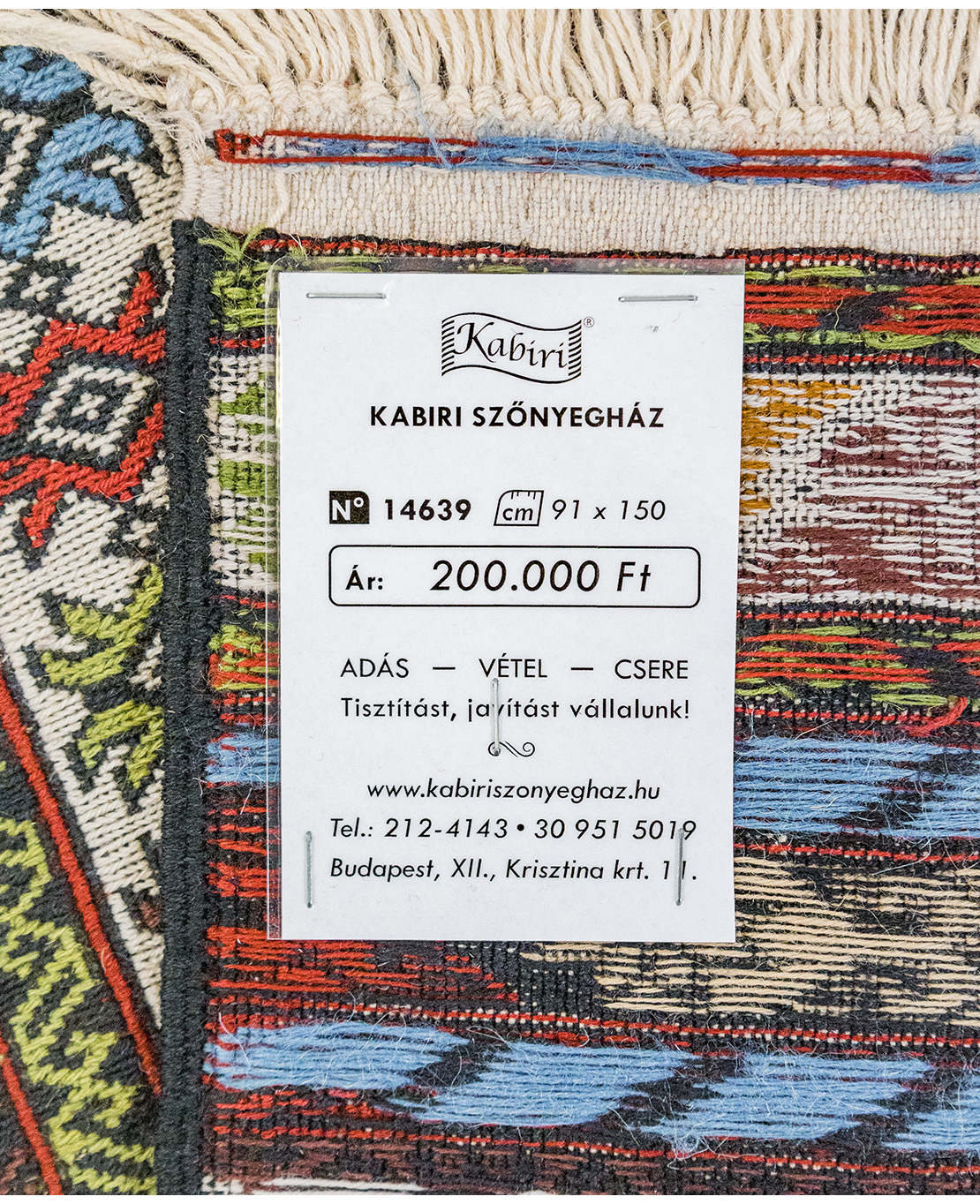 Afgán szumák kelim - Image 6