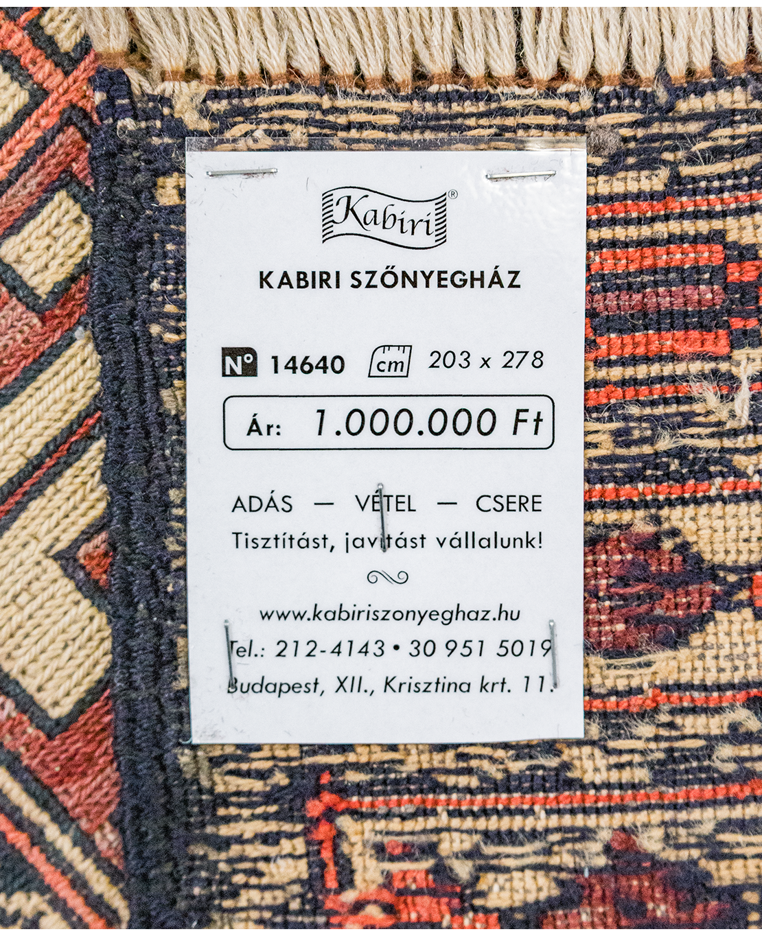 Afgán szumák kelim - Image 7