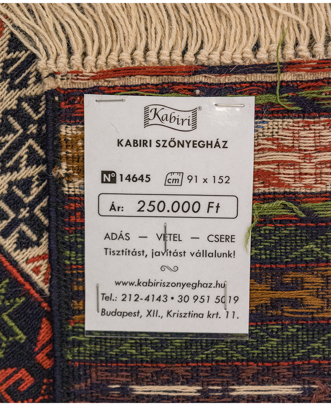 Afgán szumák kelim - Image 6