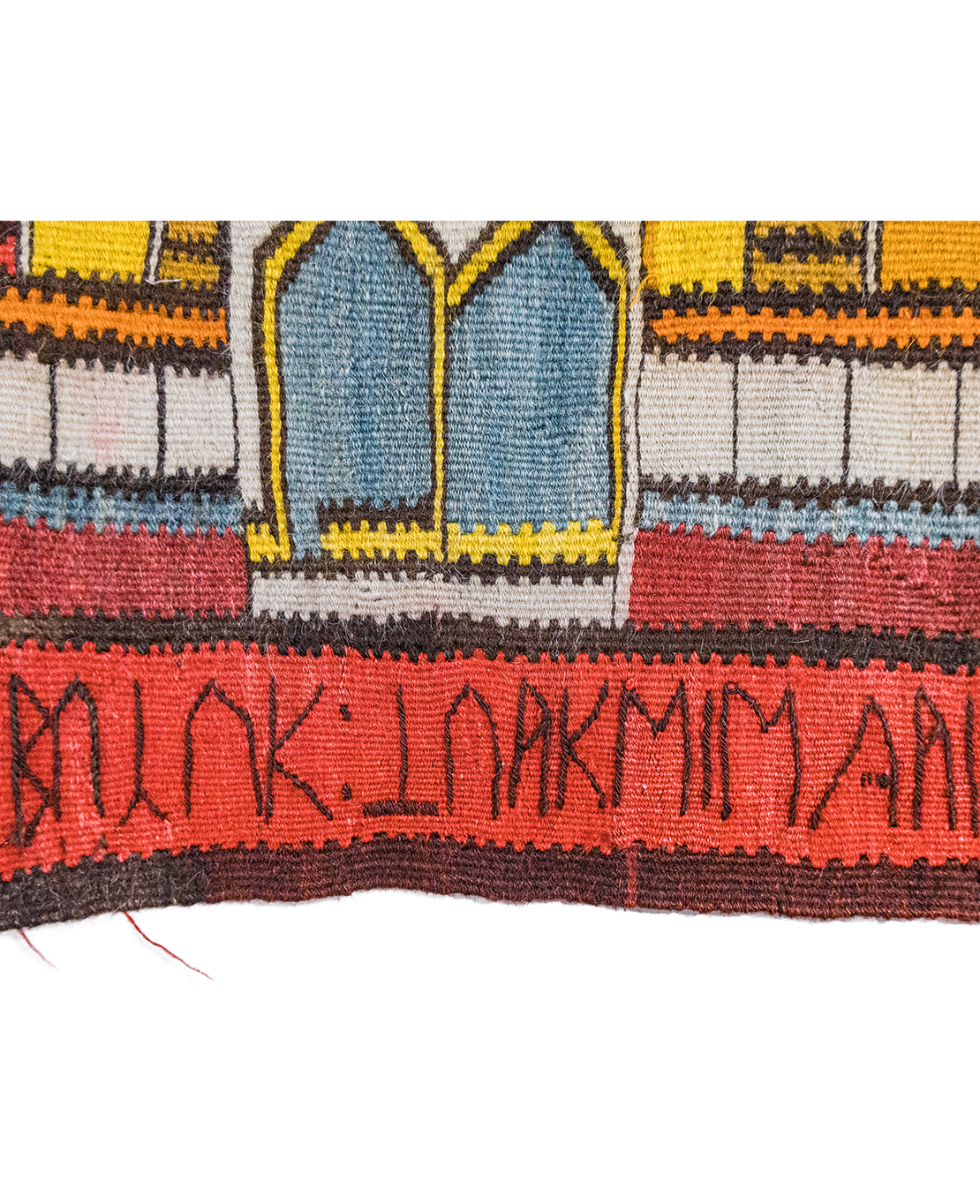 Türkmén kézműves kelim falikép - Image 4