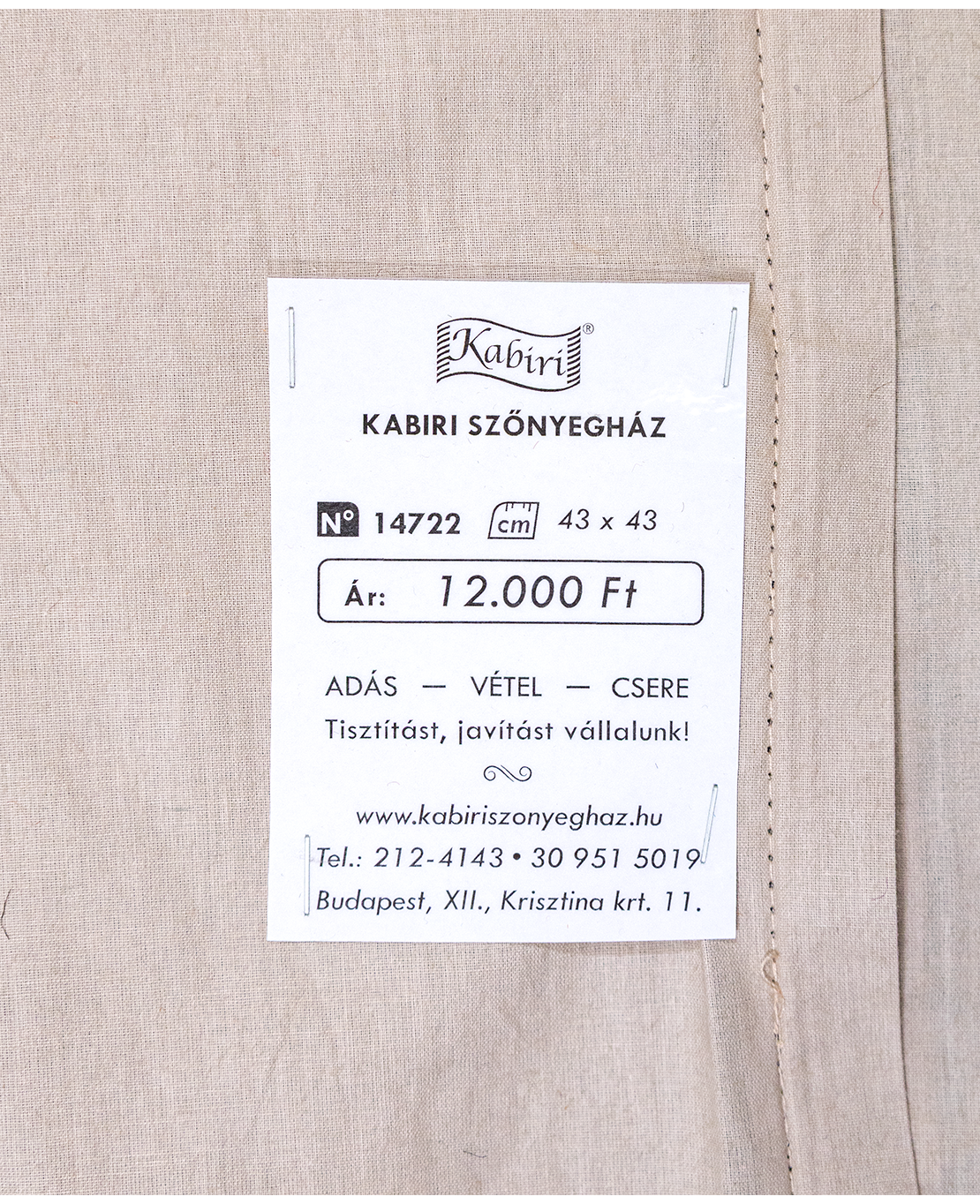 Tradicionális kelim párna - Image 4