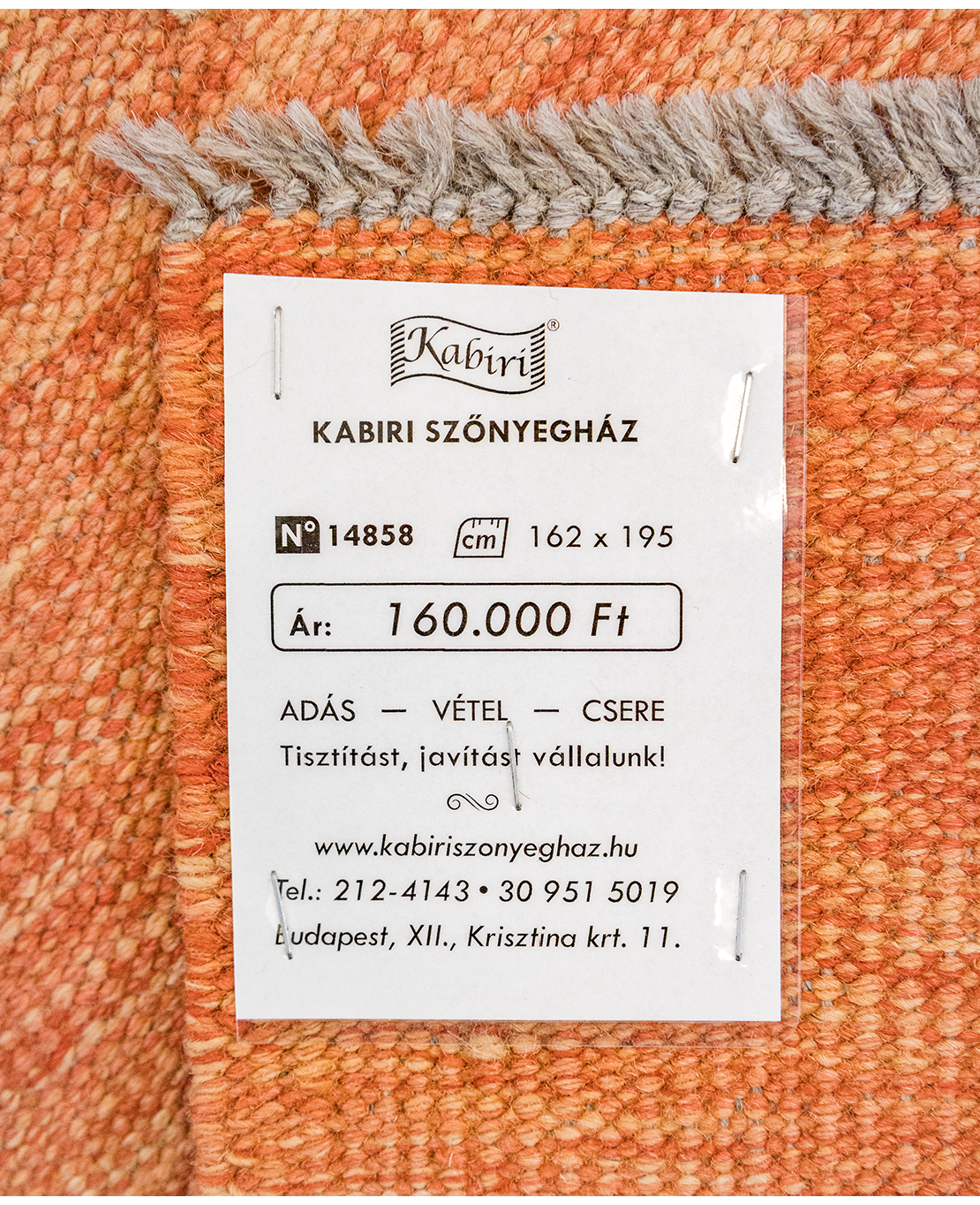 Afgán nimbaft kézi gyapjú kelim - Image 6