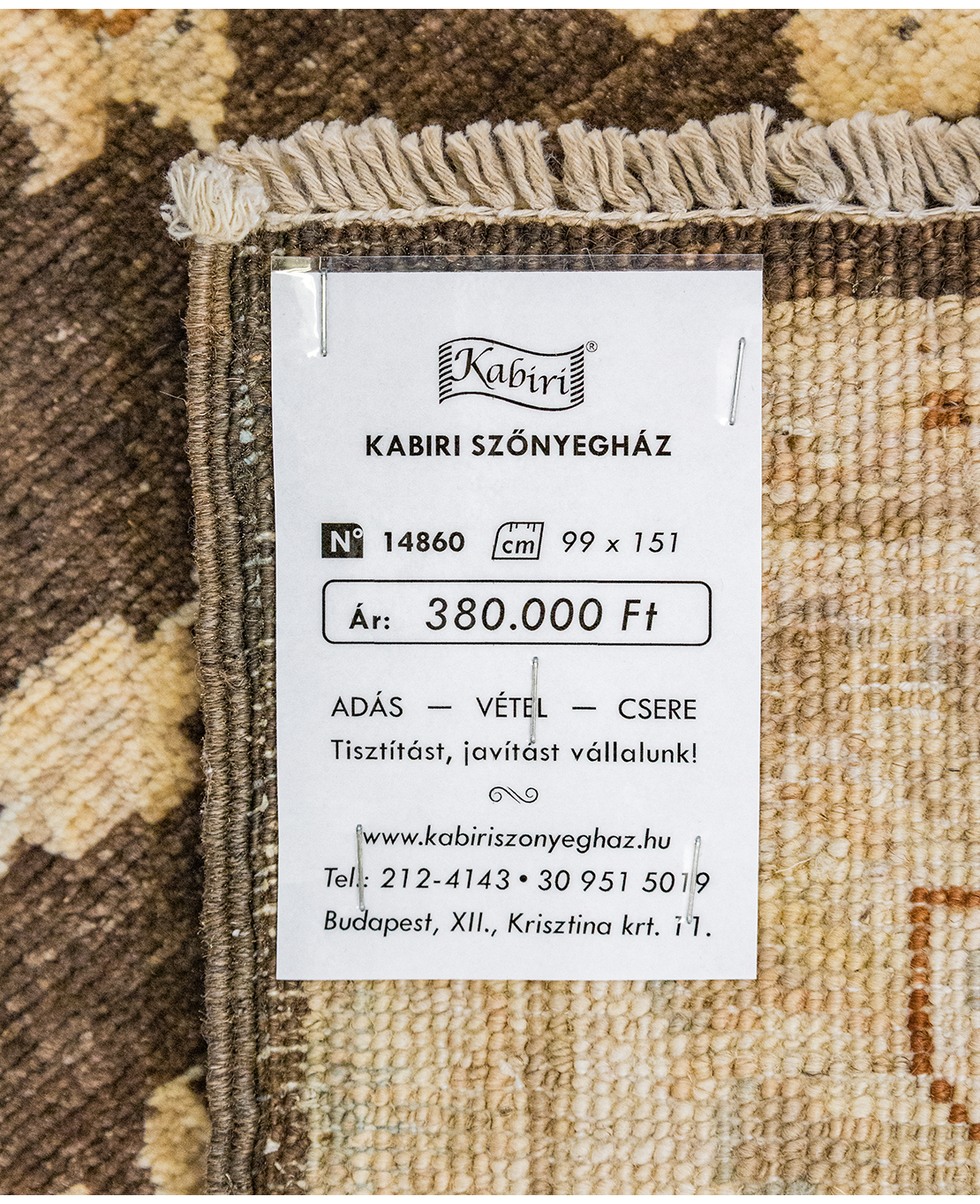Afgán Ziegler kézi gyapjú szőnyeg - Image 6
