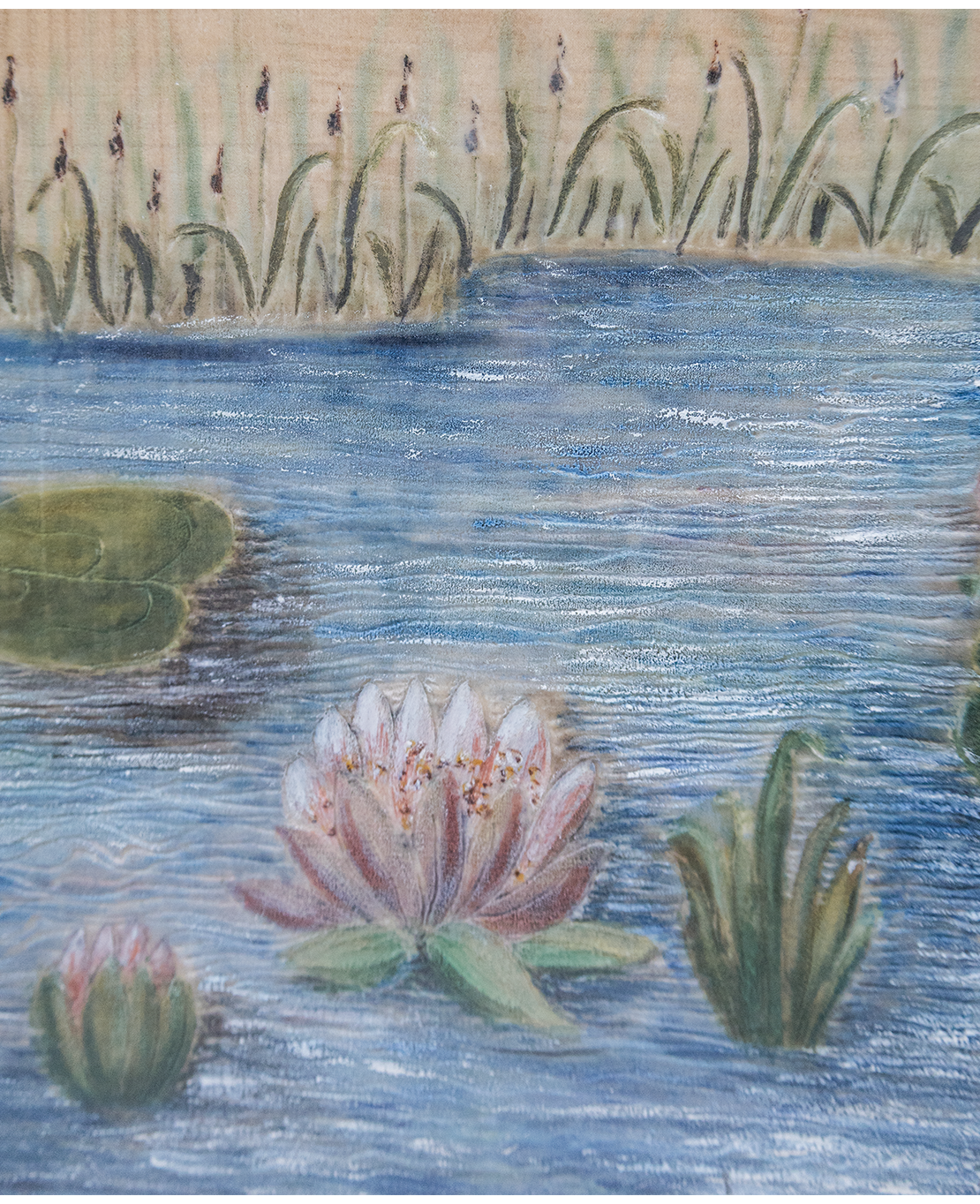 Tavirózsás tájkép – vízi jelenet - Image 3