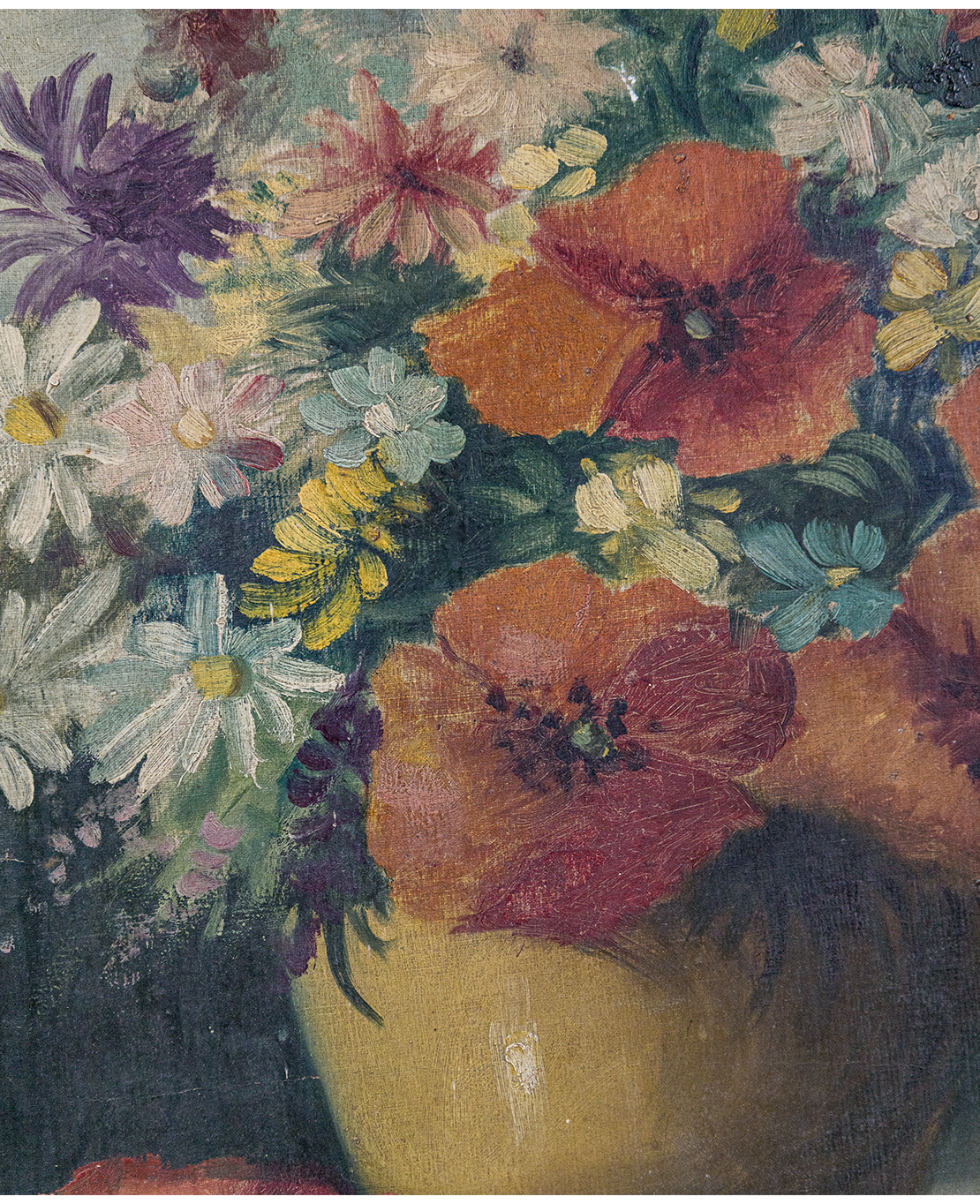 Ismeretlen festő – Csendélet olajfestmény - Image 3