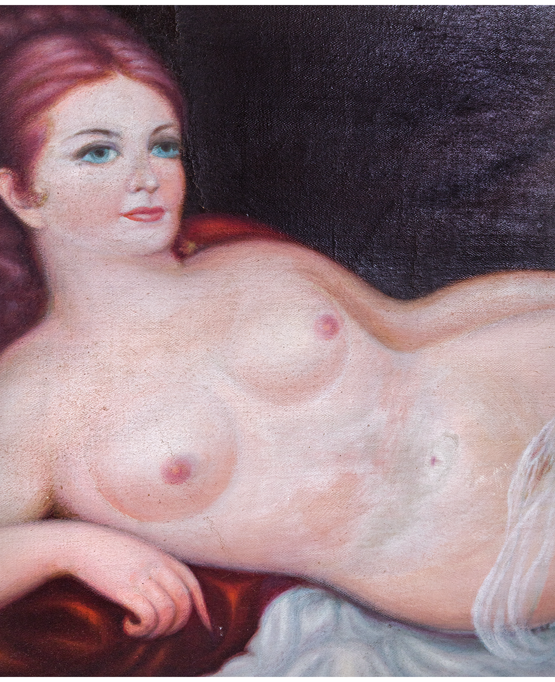 Ismeretlen festő – Fekvő akt - Image 3