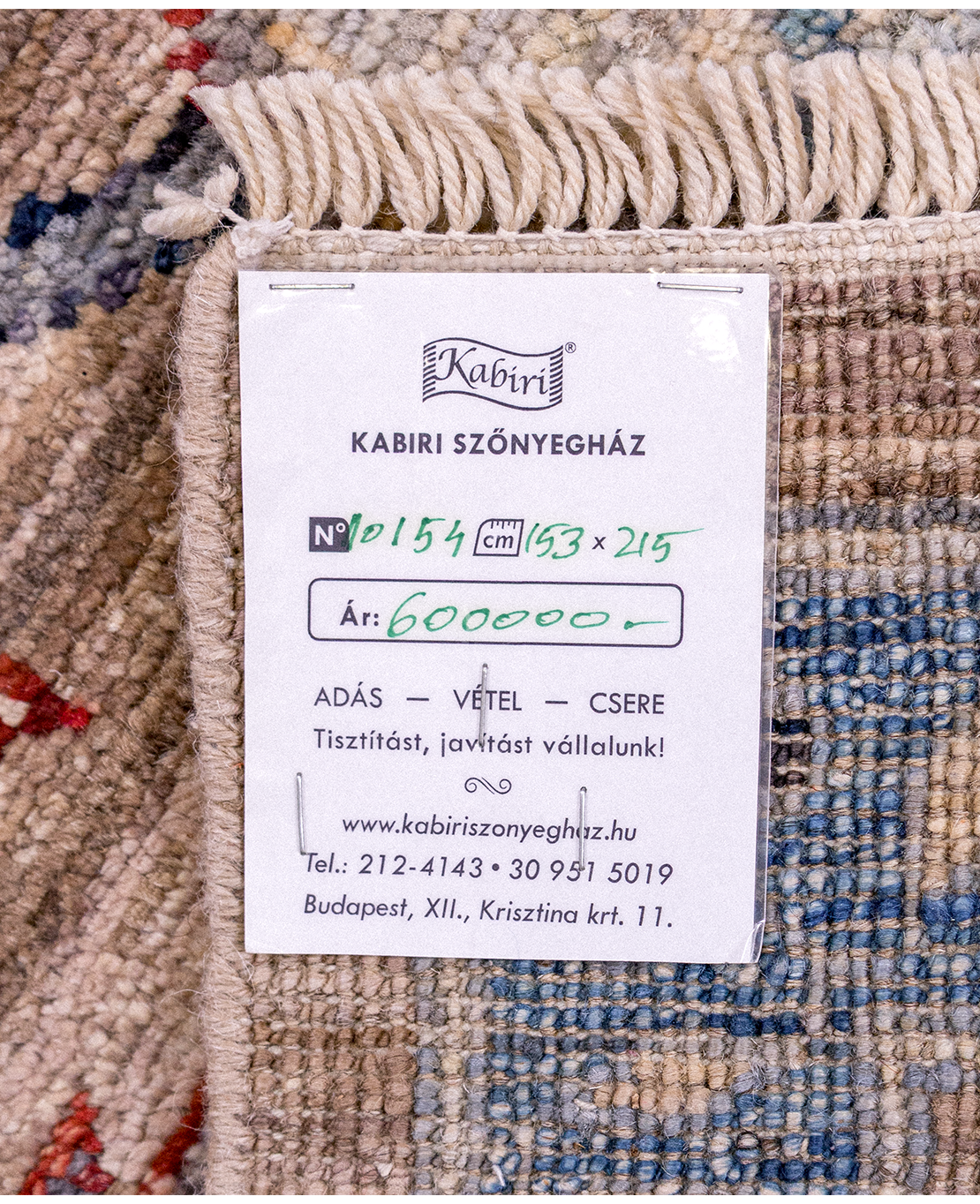 Afgán modern ziegler kézi gyapjú szőnyeg - Image 6