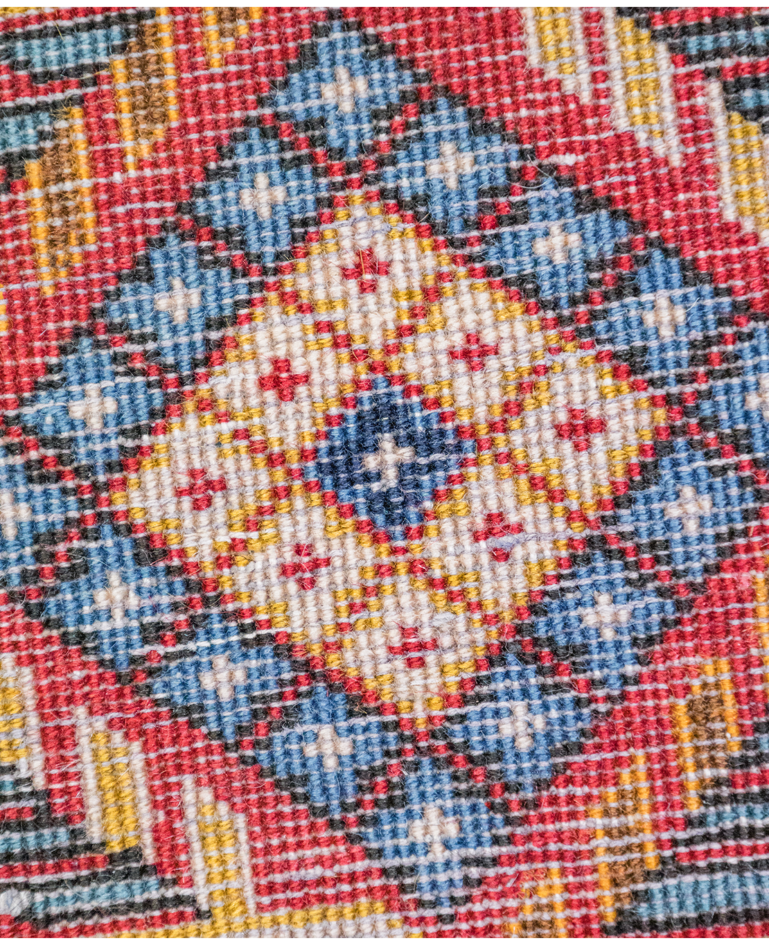 Szignózott Iráni keshan kézi gyapjú szőnyeg - Image 4