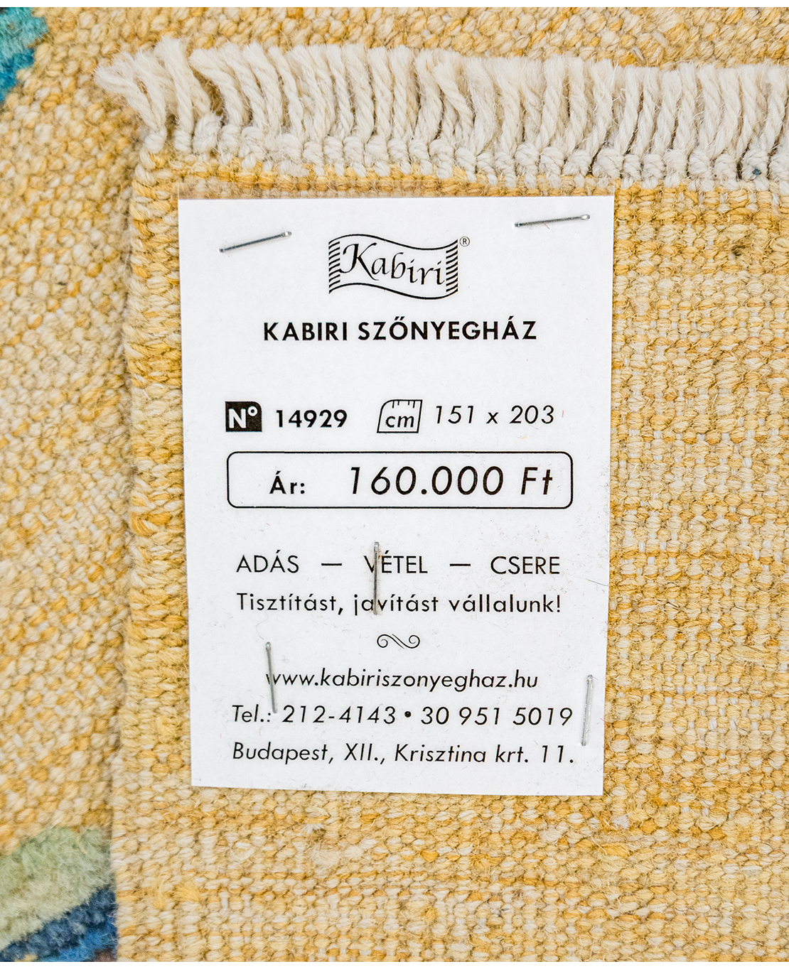 Afgán nimbaft kézi gyapjú kelim - Image 6