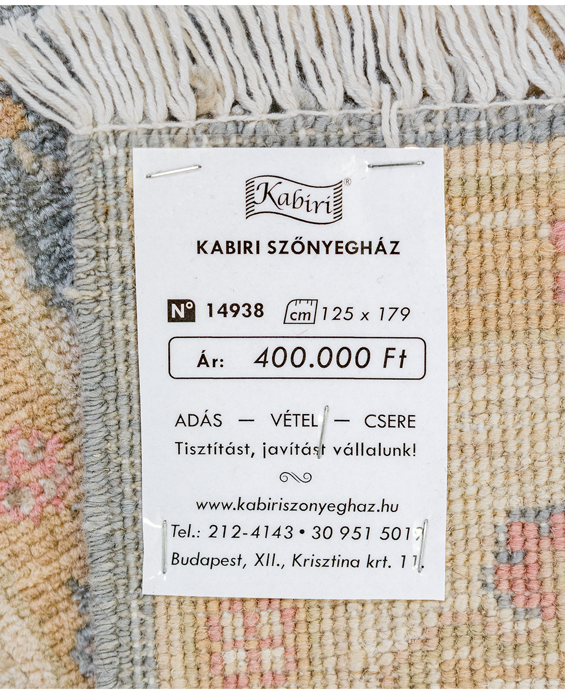 Afgán Ziegler kézi gyapjú szőnyeg - Image 6