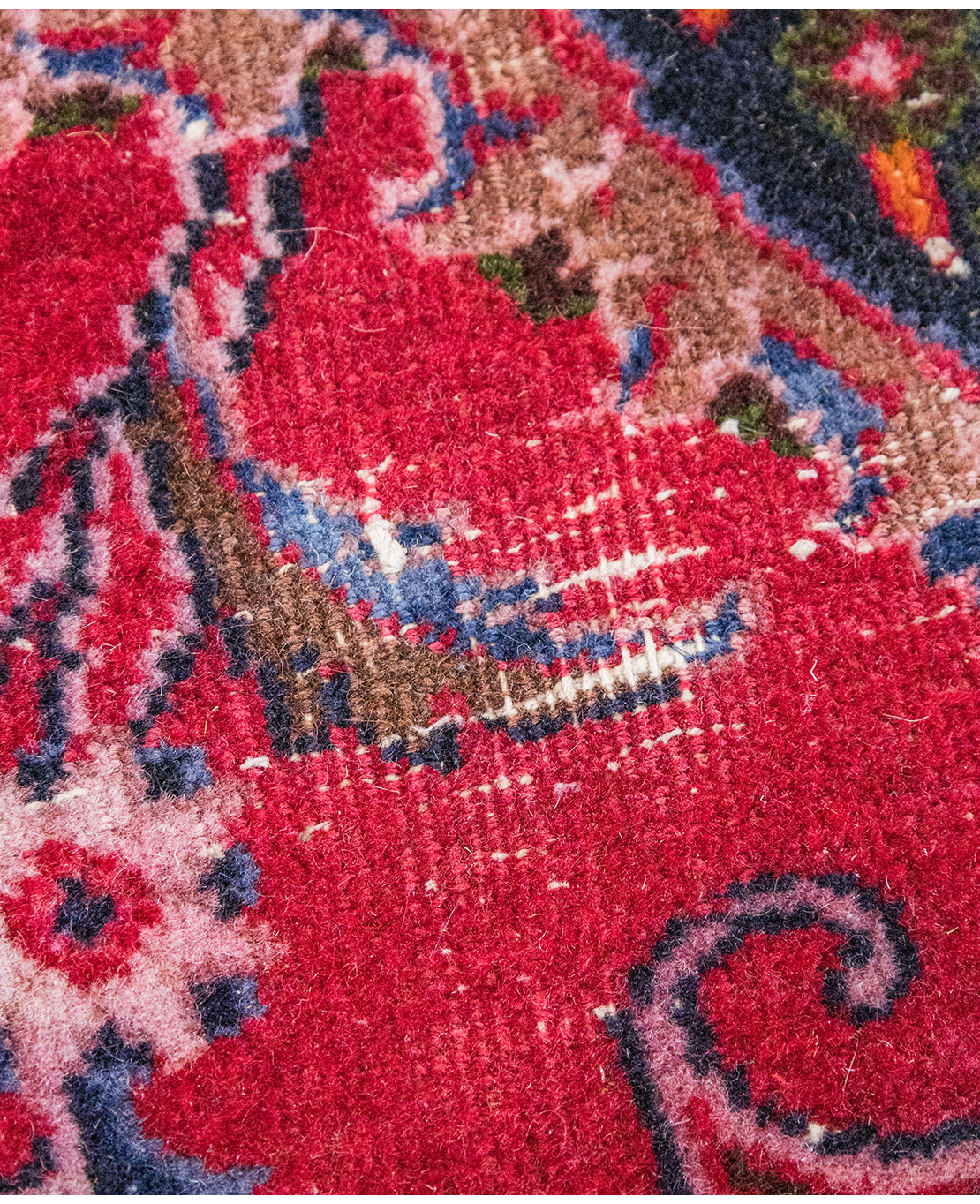 Iráni messed kézi gyapjú szőnyeg - Image 4