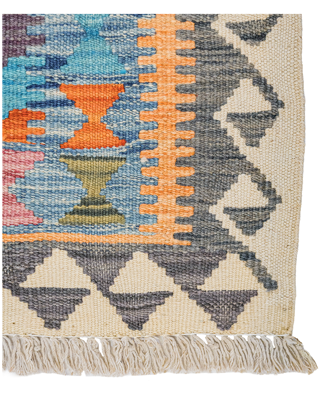 Tradicionális kézi gyapjú kelim - Image 3