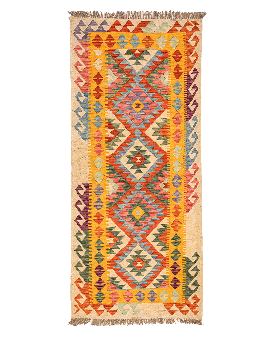 Csobi vintage kézi gyapjú kelim - Image 2