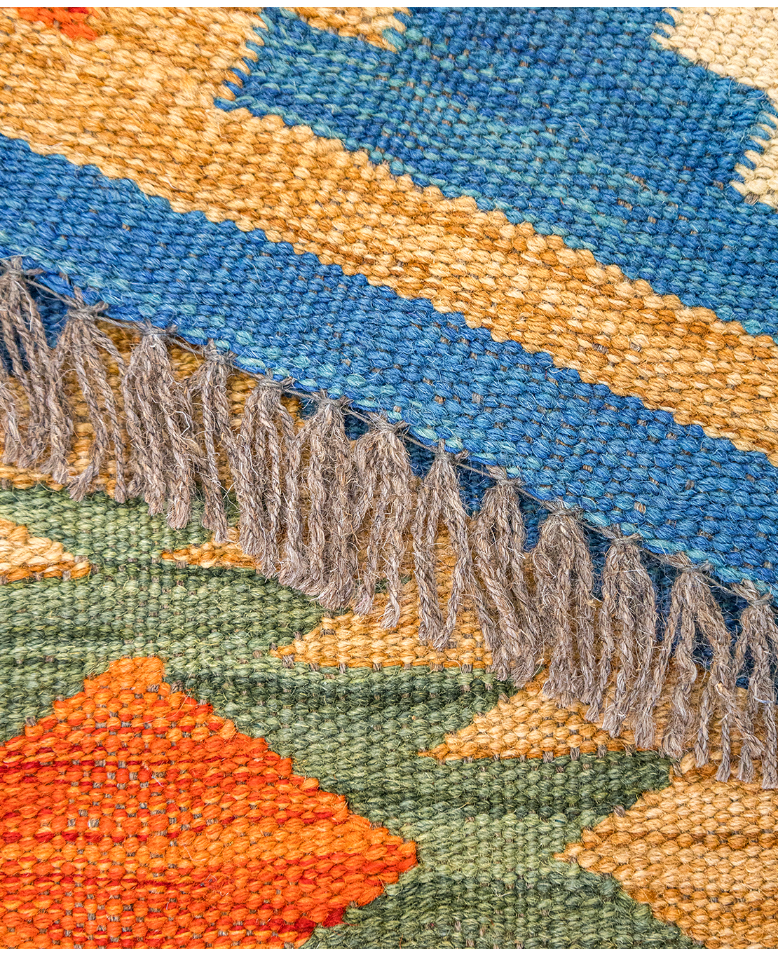 Csobi vintage kézi gyapjú kelim - Image 4
