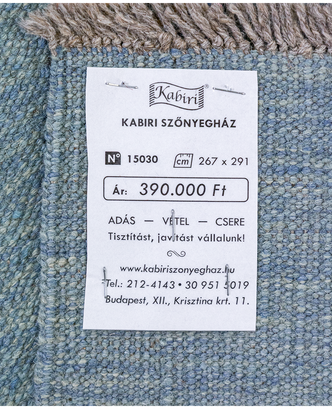 Afgán nimbaft kézi gyapjú kelim - Image 6