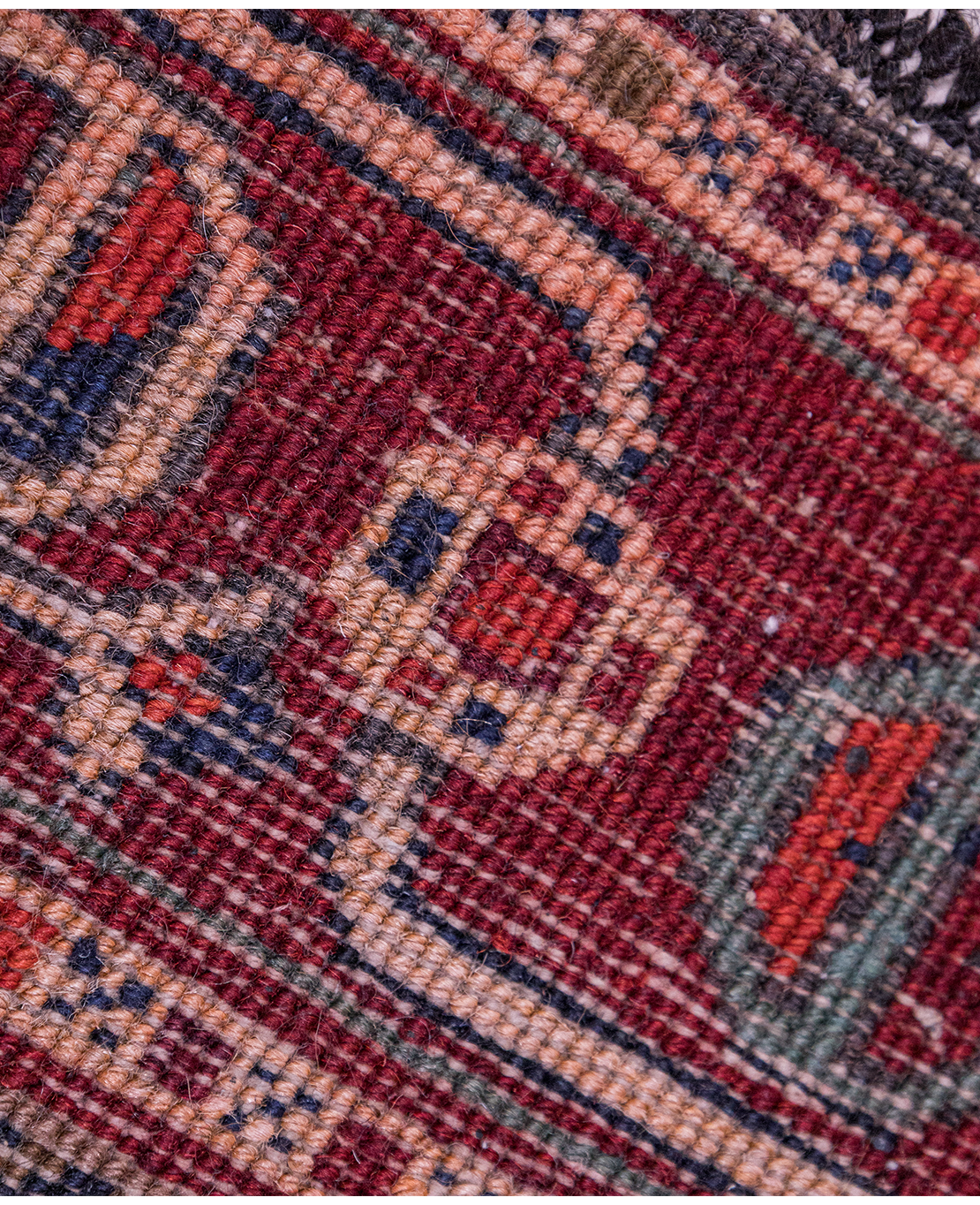 Iráni Hamadan nomád kézi gyapjú szőnyeg - Image 5