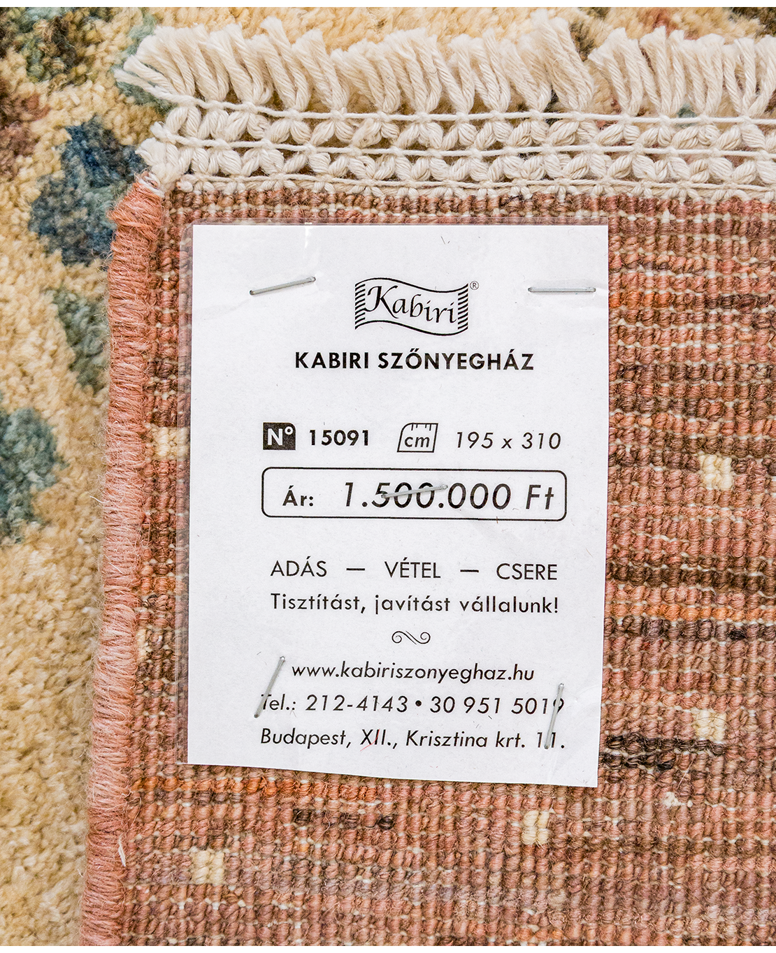 Afgán modern ziegler kézi gyapjú szőnyeg - Image 6