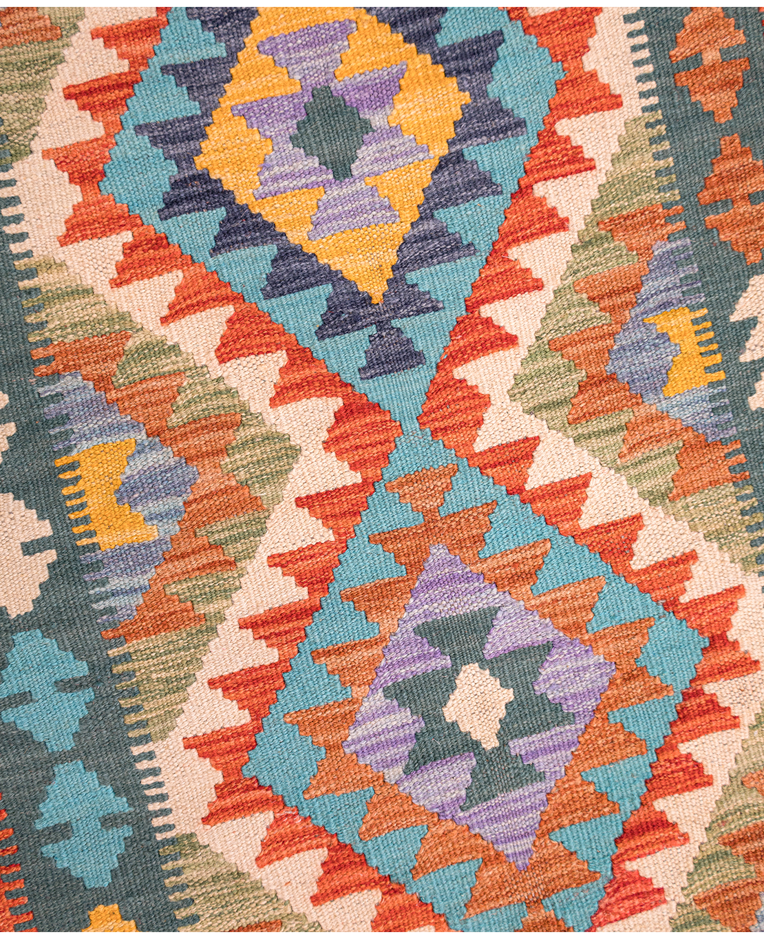 Csobi vintage kézi gyapjú kelim - Image 3