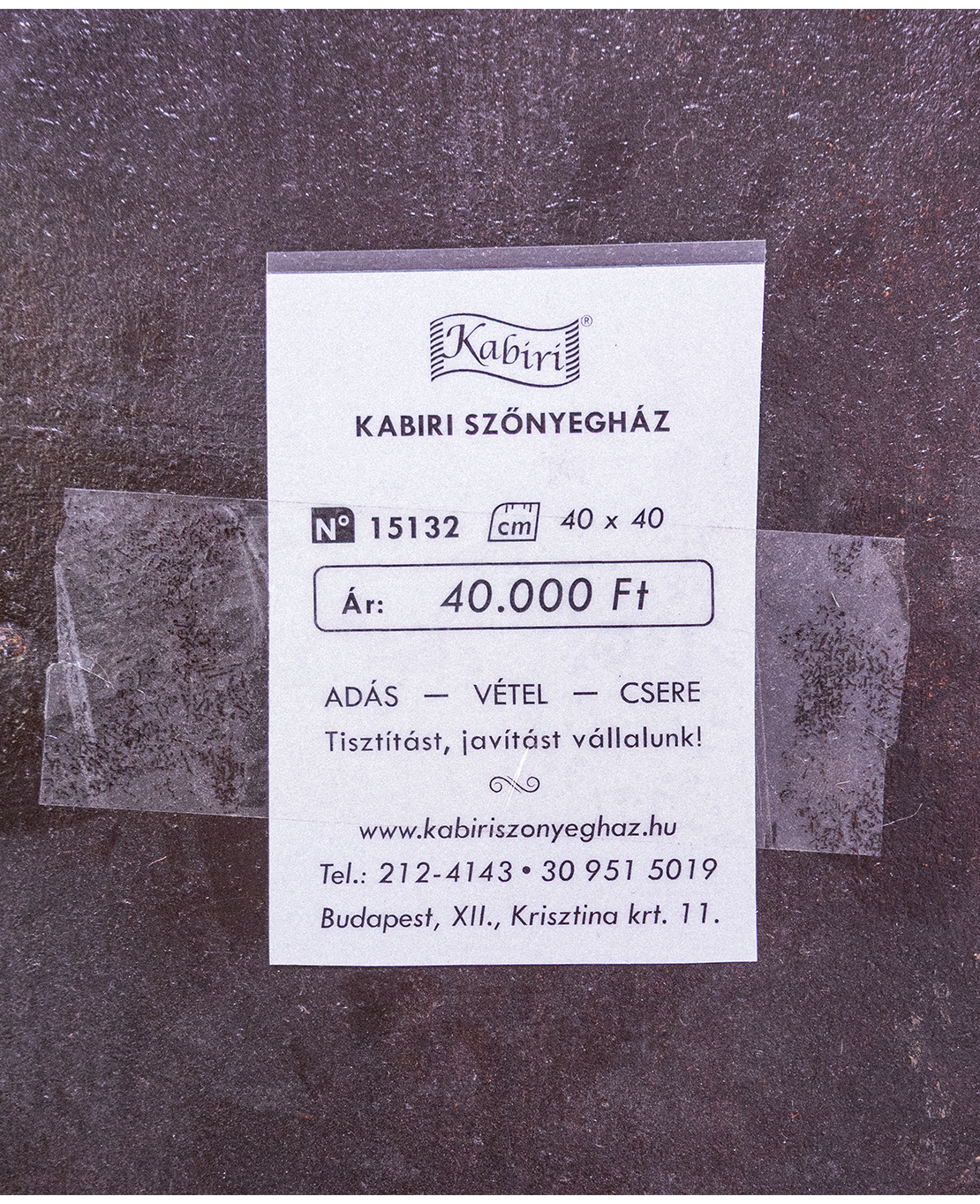 Hibás csobi kelim puff - Image 6