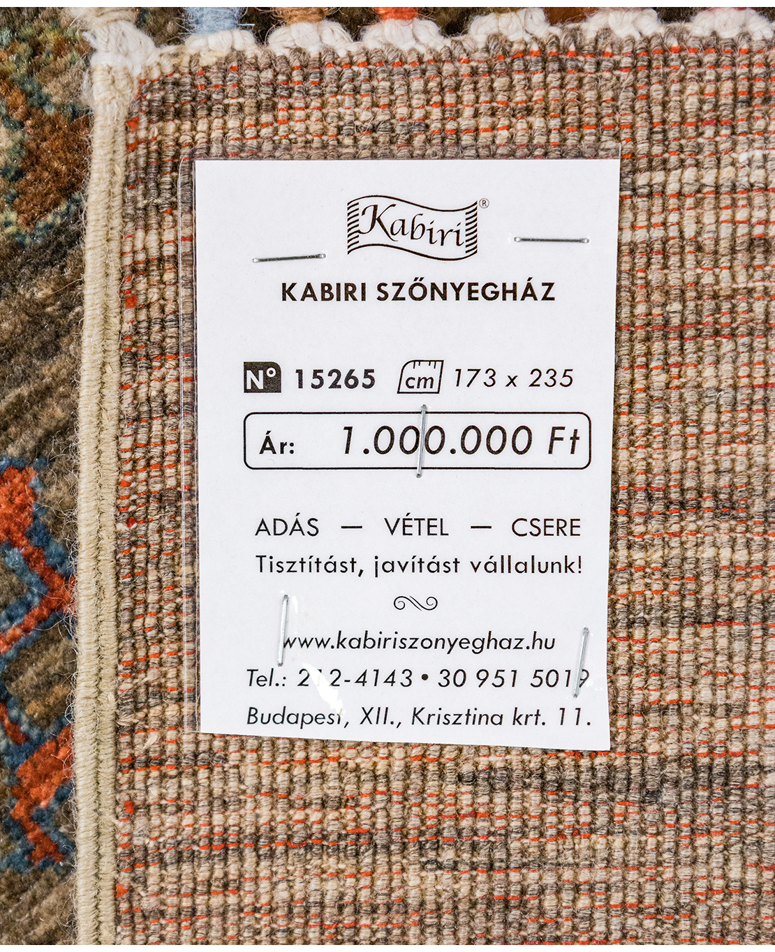 Afgán modern ziegler kézi gyapjú szőnyeg - Image 6