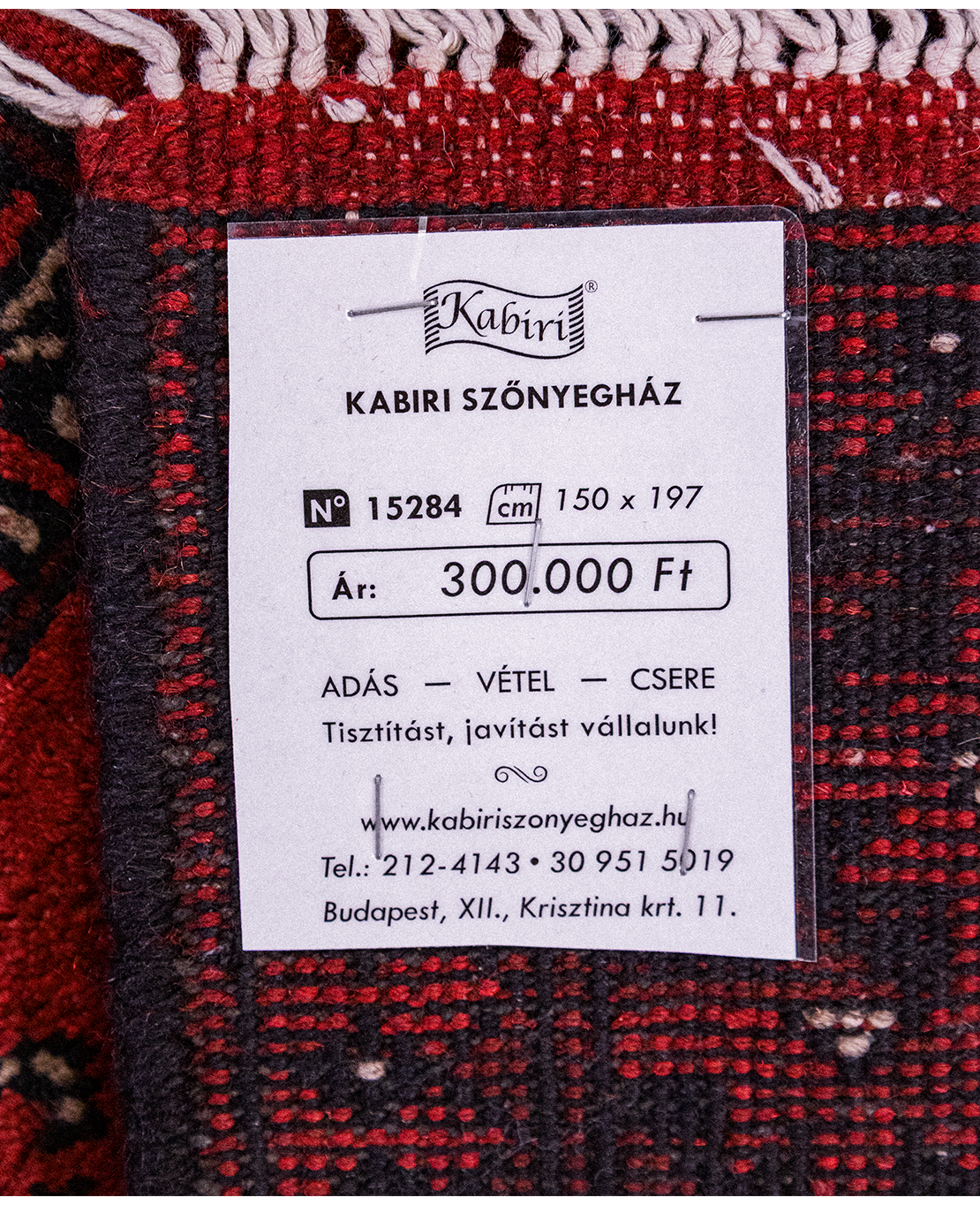Afgán ziegler kézi gyapjú szőnyeg - Image 6