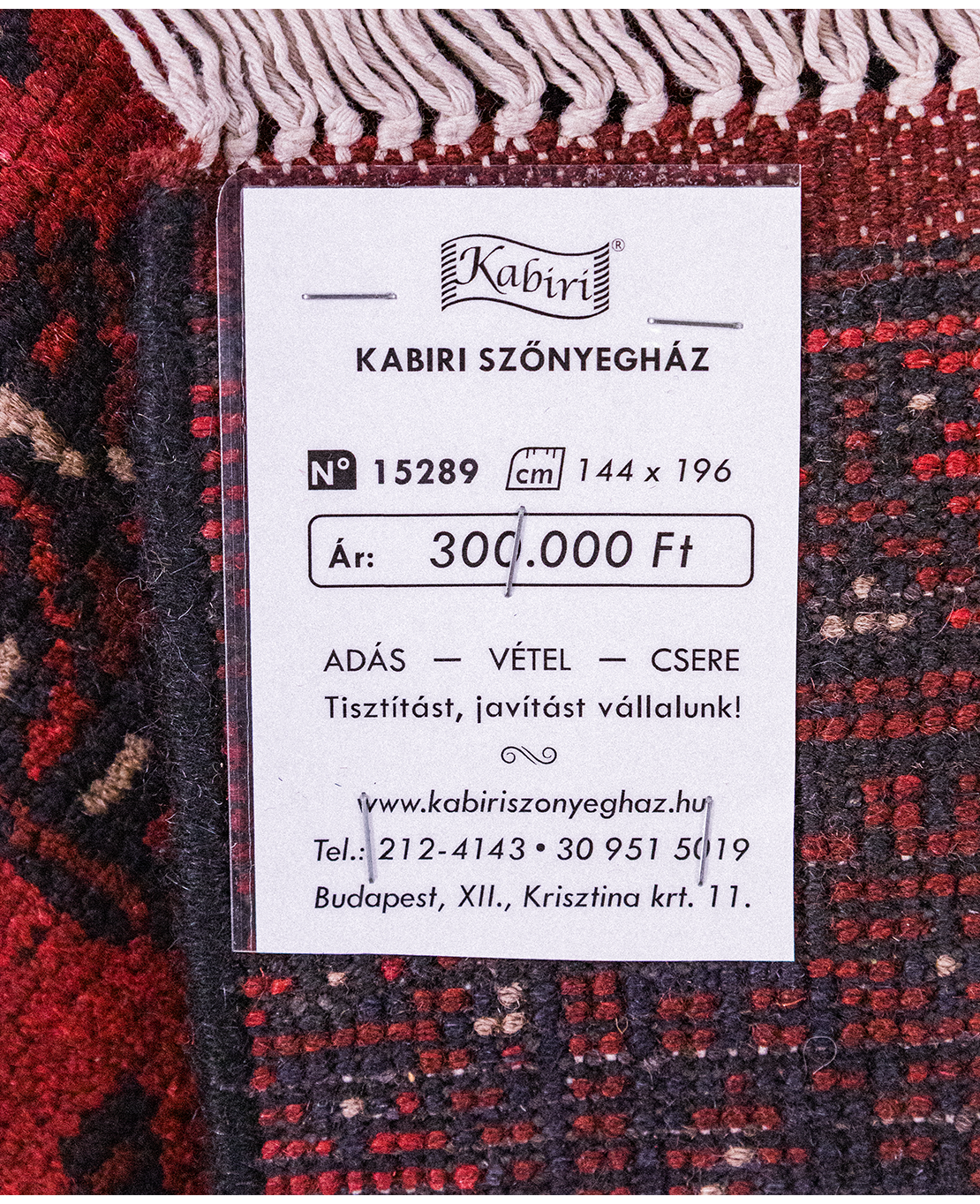 Afgán bochara kézi gyapjú szőnyeg - Image 5