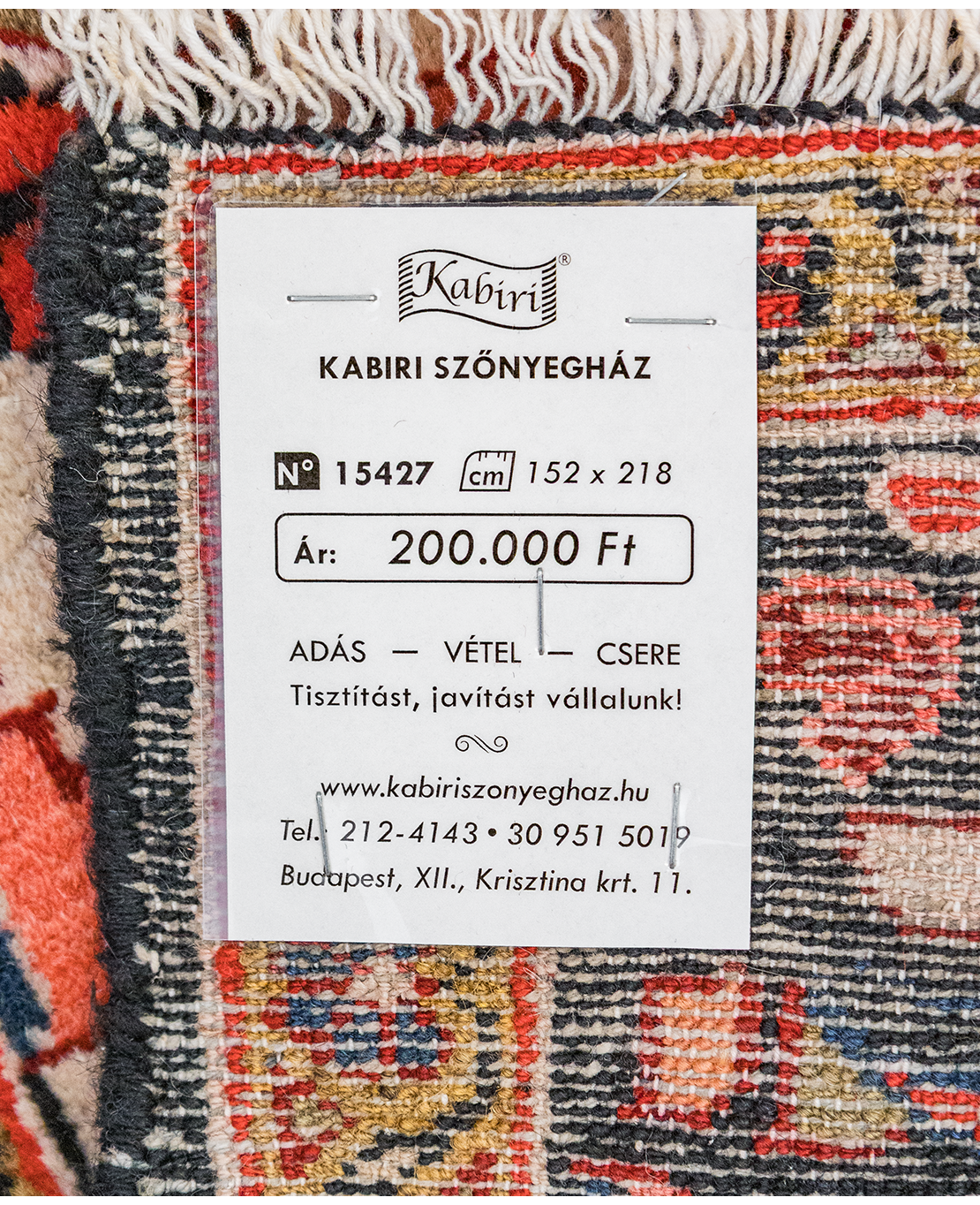Iráni Bakhtiari kézi gyapjú szőnyeg - Image 7