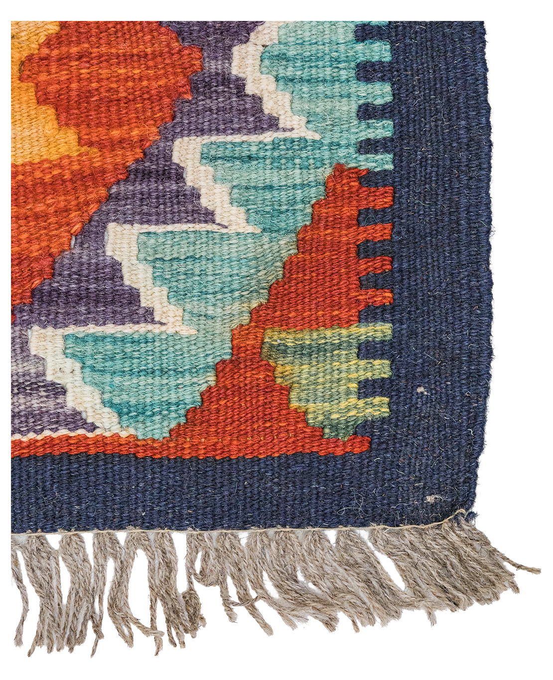 Csobi vintage kézi gyapjú kelim - Image 3