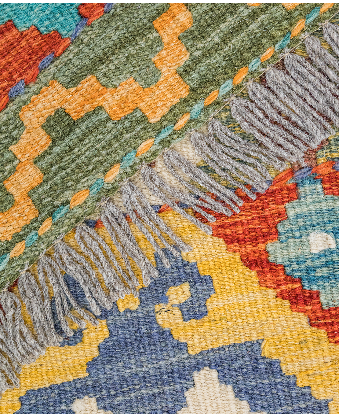 Csobi vintage kézi gyapjú kelim - Image 4