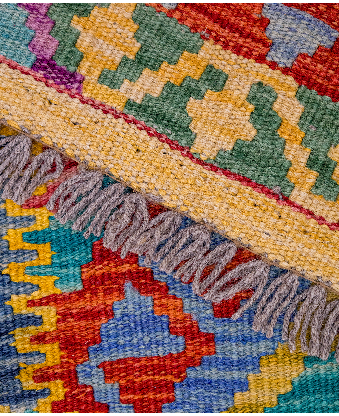 Csobi vintage kézi gyapjú kelim - Image 4