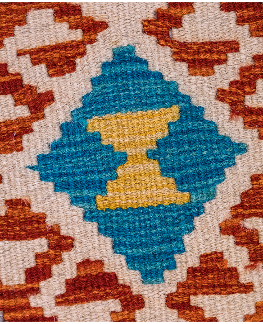 Csobi vintage kézi gyapjú kelim - Image 3