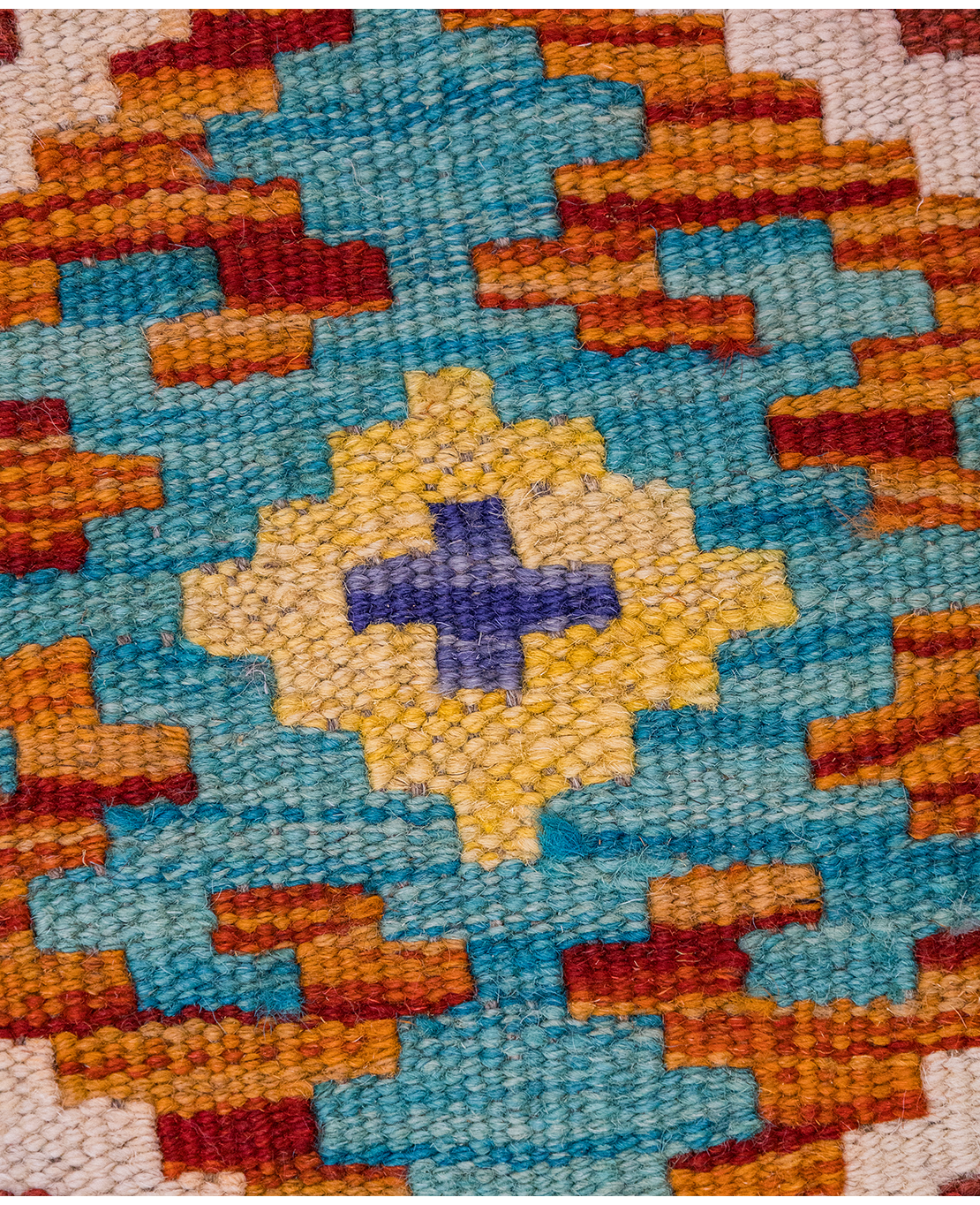 Csobi vintage kézi gyapjú kelim - Image 3