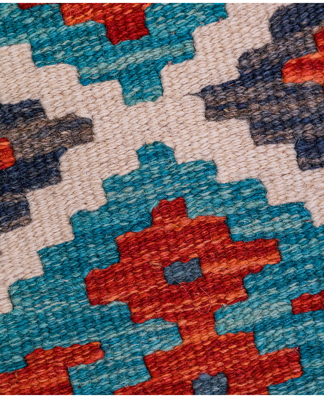 Csobi vintage kézi gyapjú kelim - Image 3
