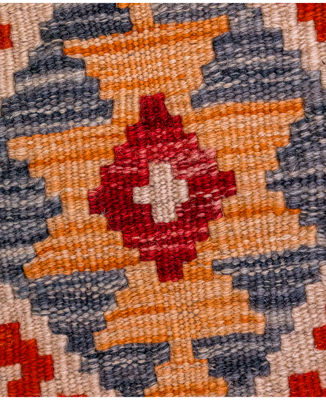 Csobi vintage kézi gyapjú kelim - Image 3