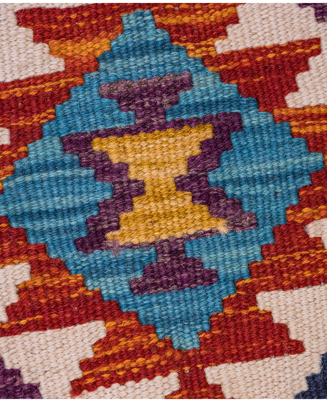 Csobi vintage kézi gyapjú kelim - Image 3
