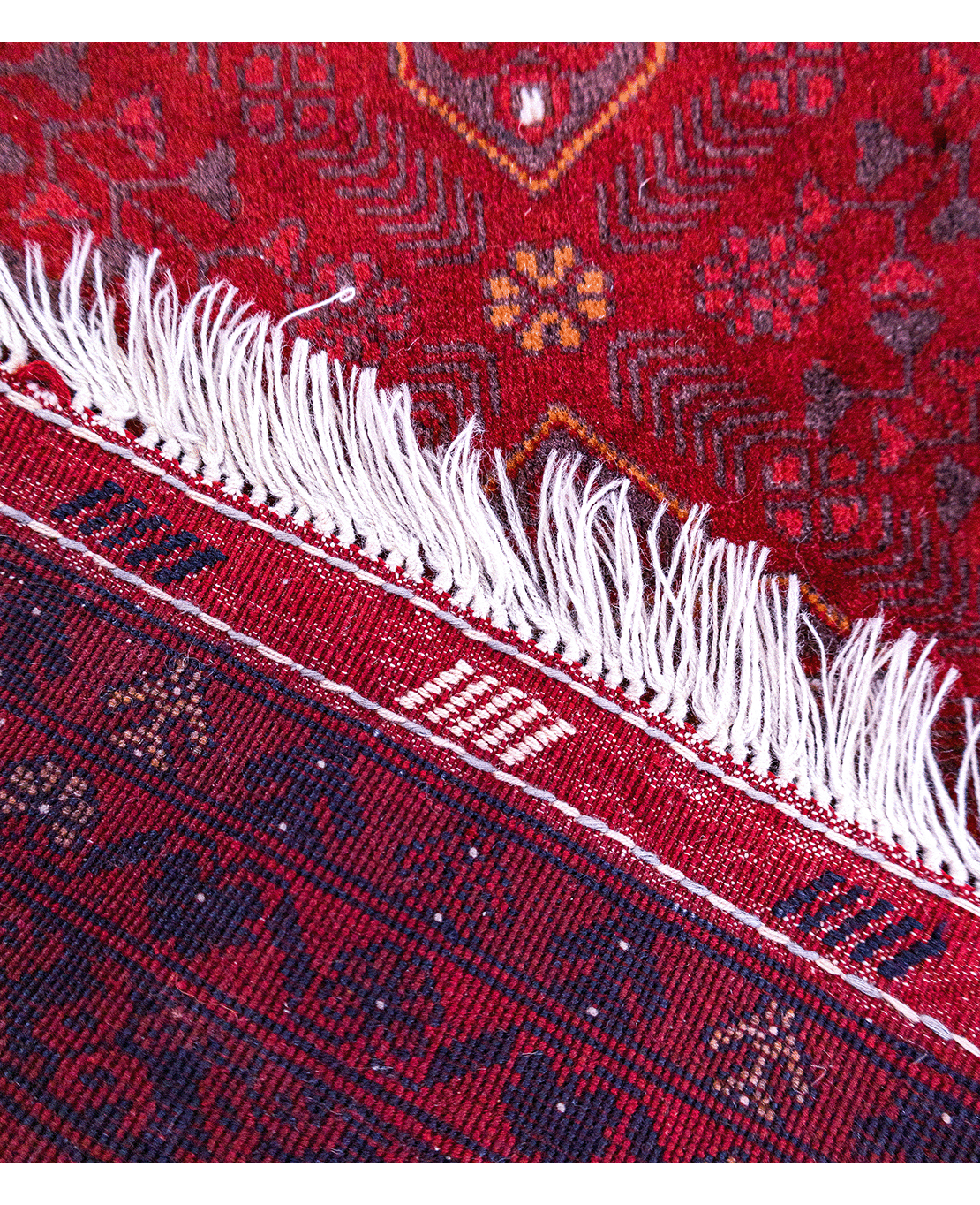 Afgán Szuper Khal Mohammadi kézi gyapjú szőnyeg - Image 4