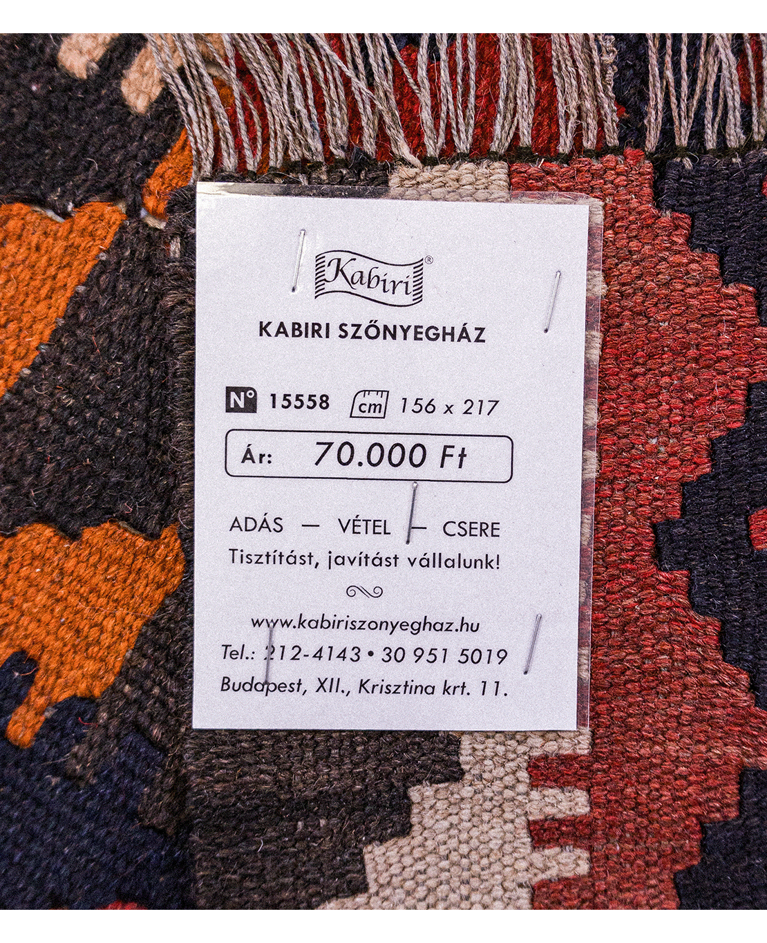 Afgán meimene kelim - Image 6