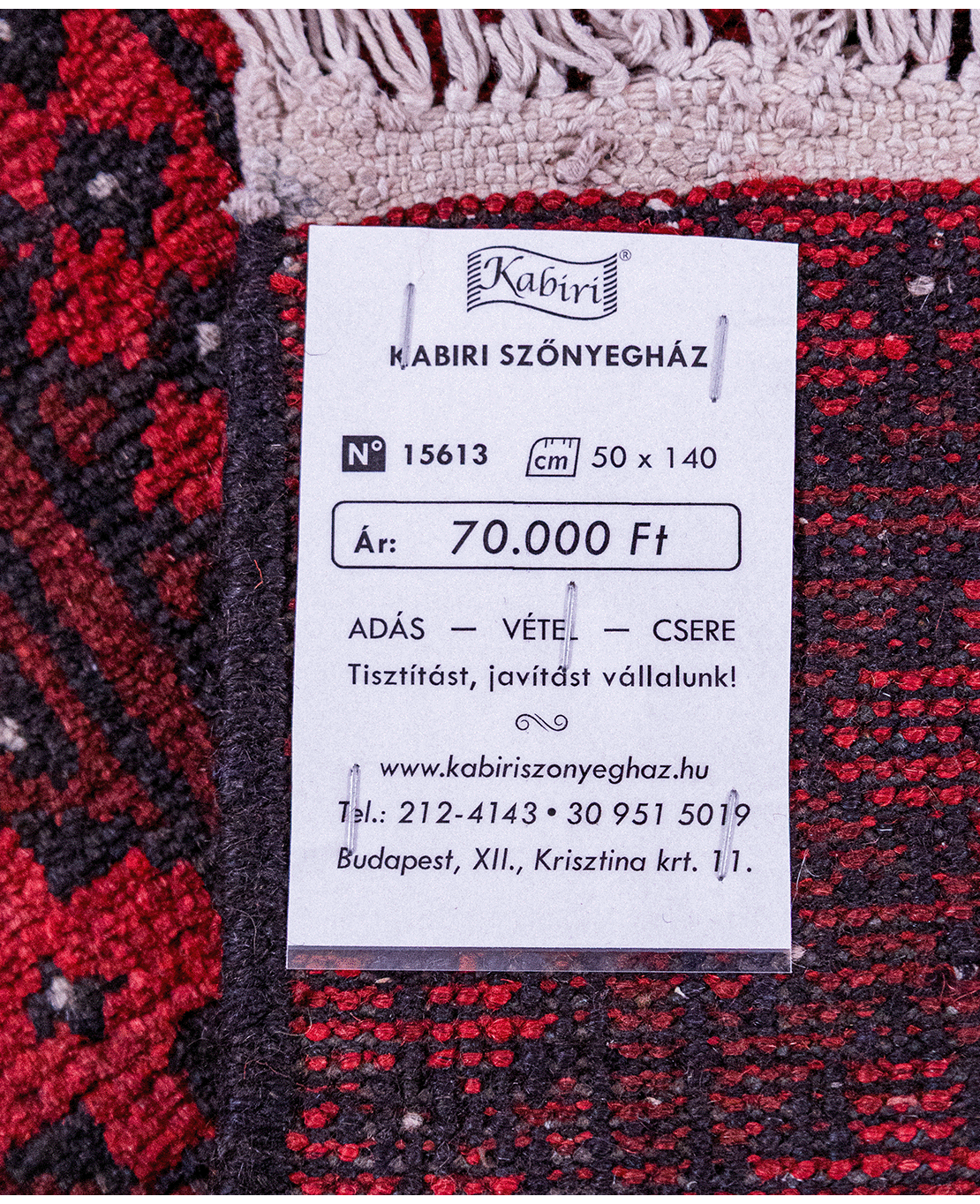 Afgán elefánttalpas bochara kézi gyapjú szőnyeg - Image 7