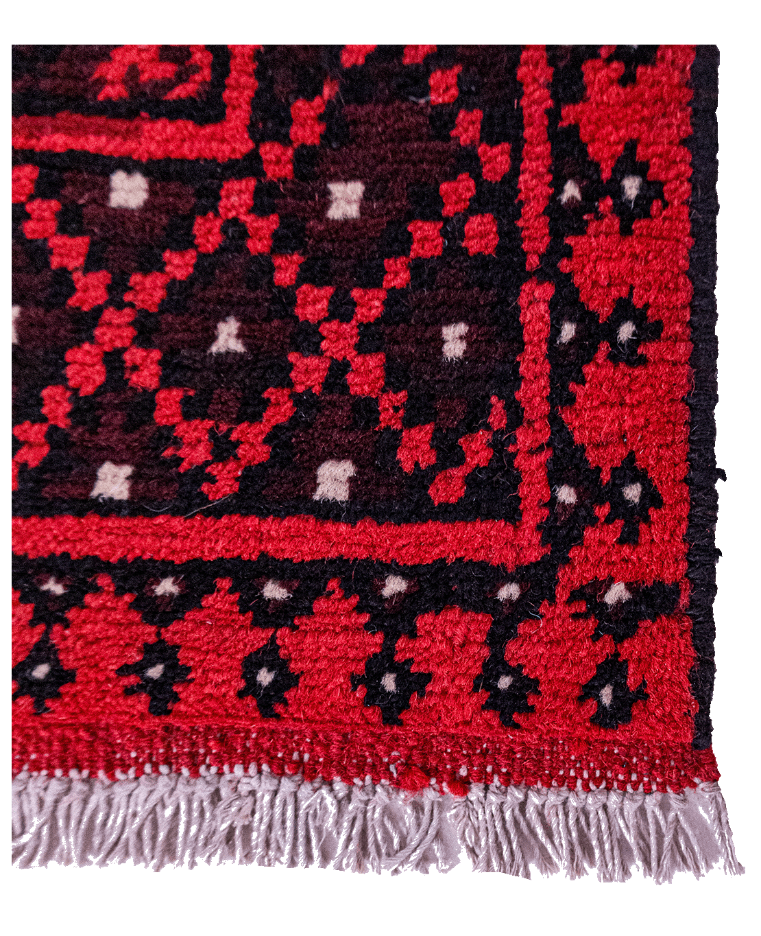 Afgán elefánttalpas bochara kézi gyapjú szőnyeg - Image 3