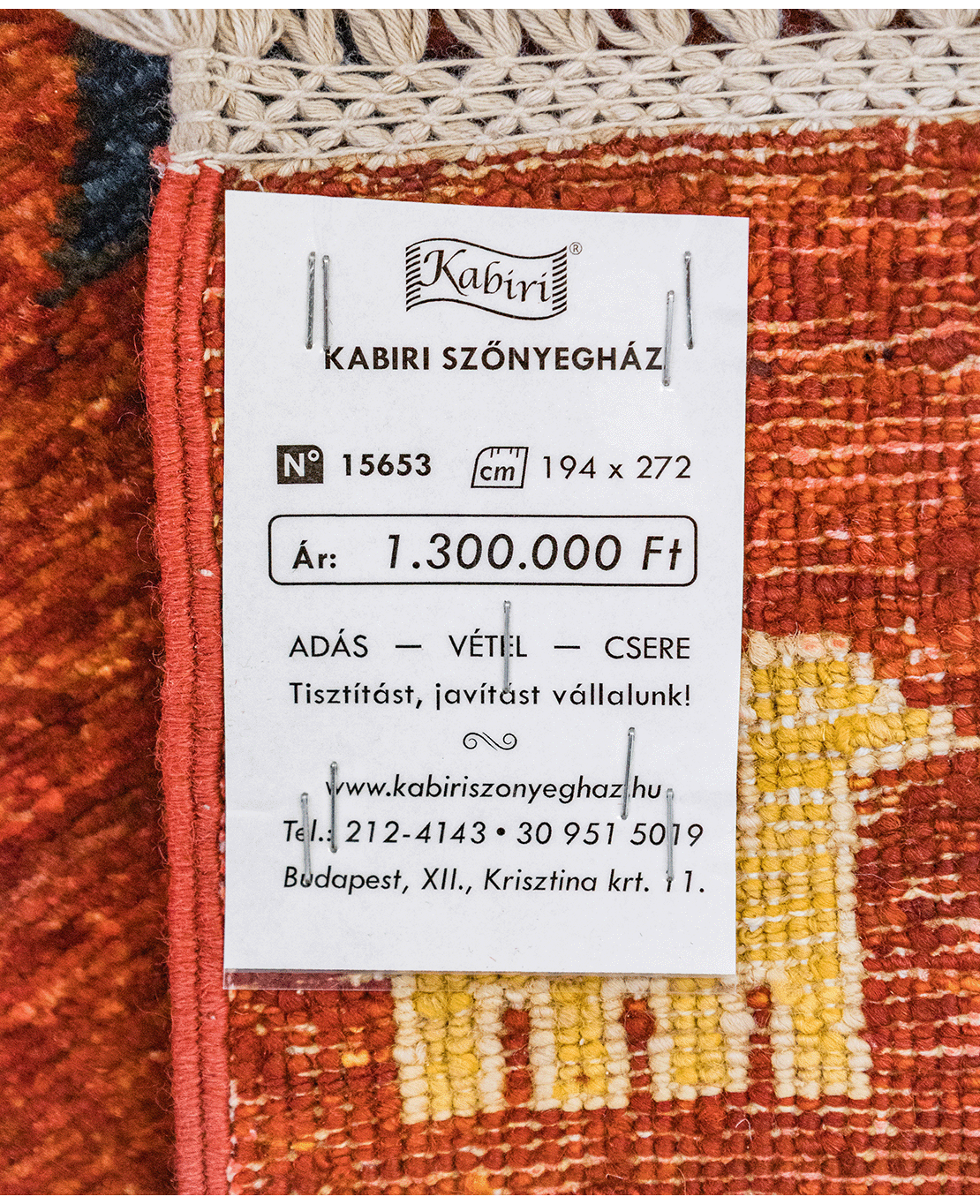 Afgán modern ziegler kézi gyapjú szőnyeg - Image 7