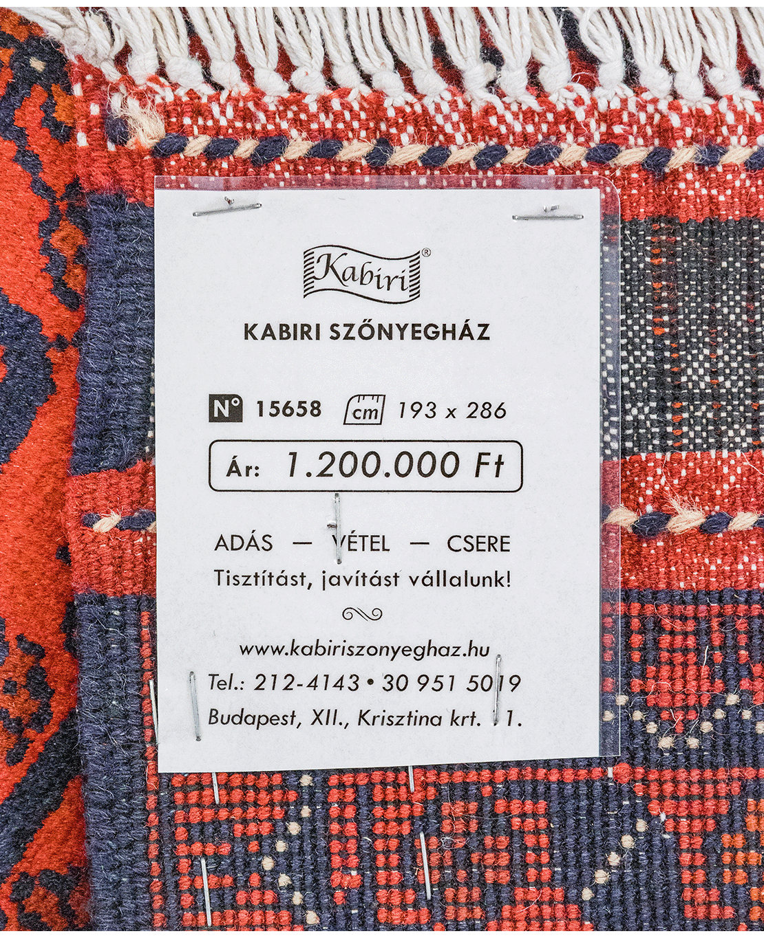 Afgán Khal Mohammadi Kamyab kézi gyapjú szőnyeg - Image 6