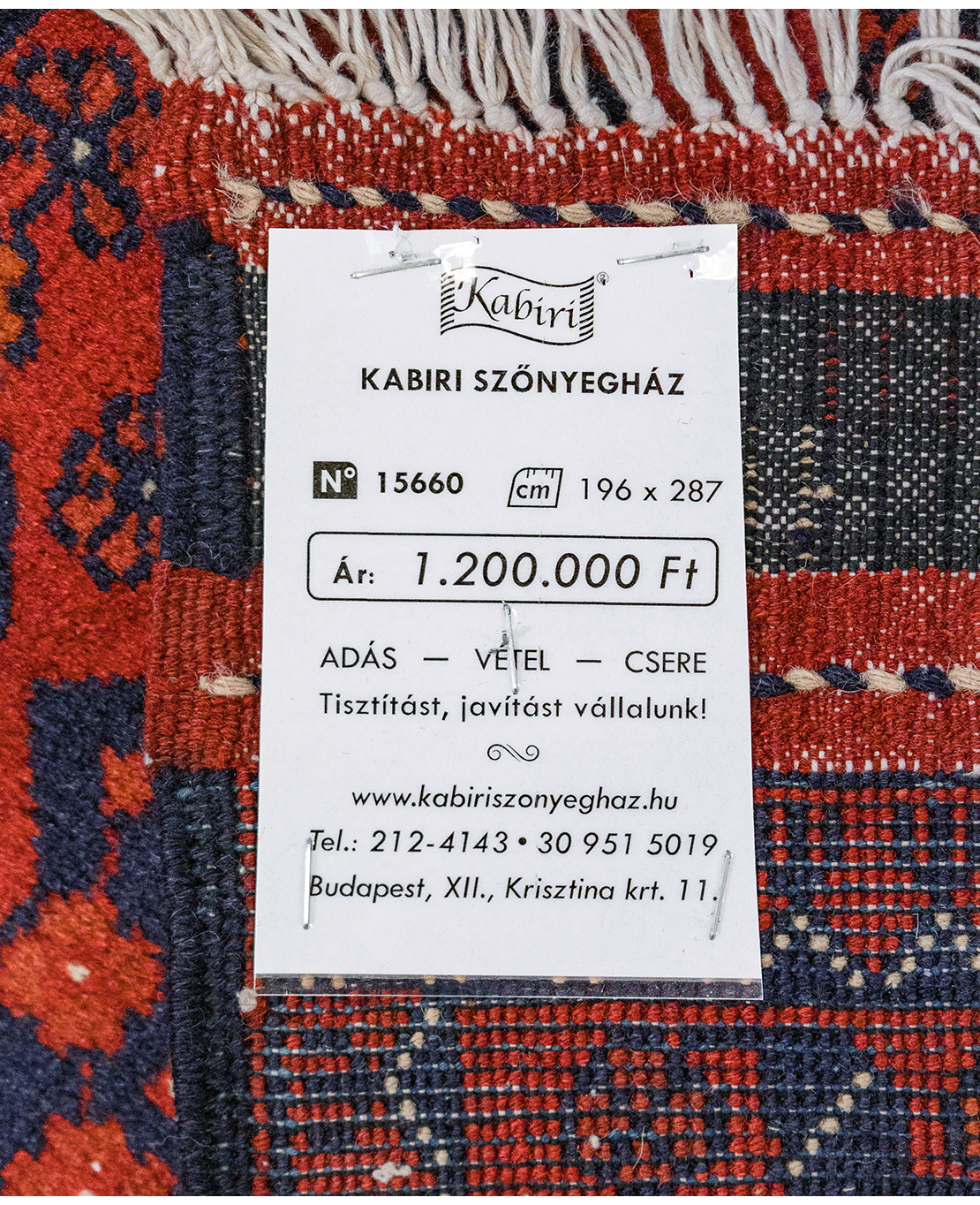 Afgán Khal Mohammadi Kamyab kézi gyapjú szőnyeg - Image 6