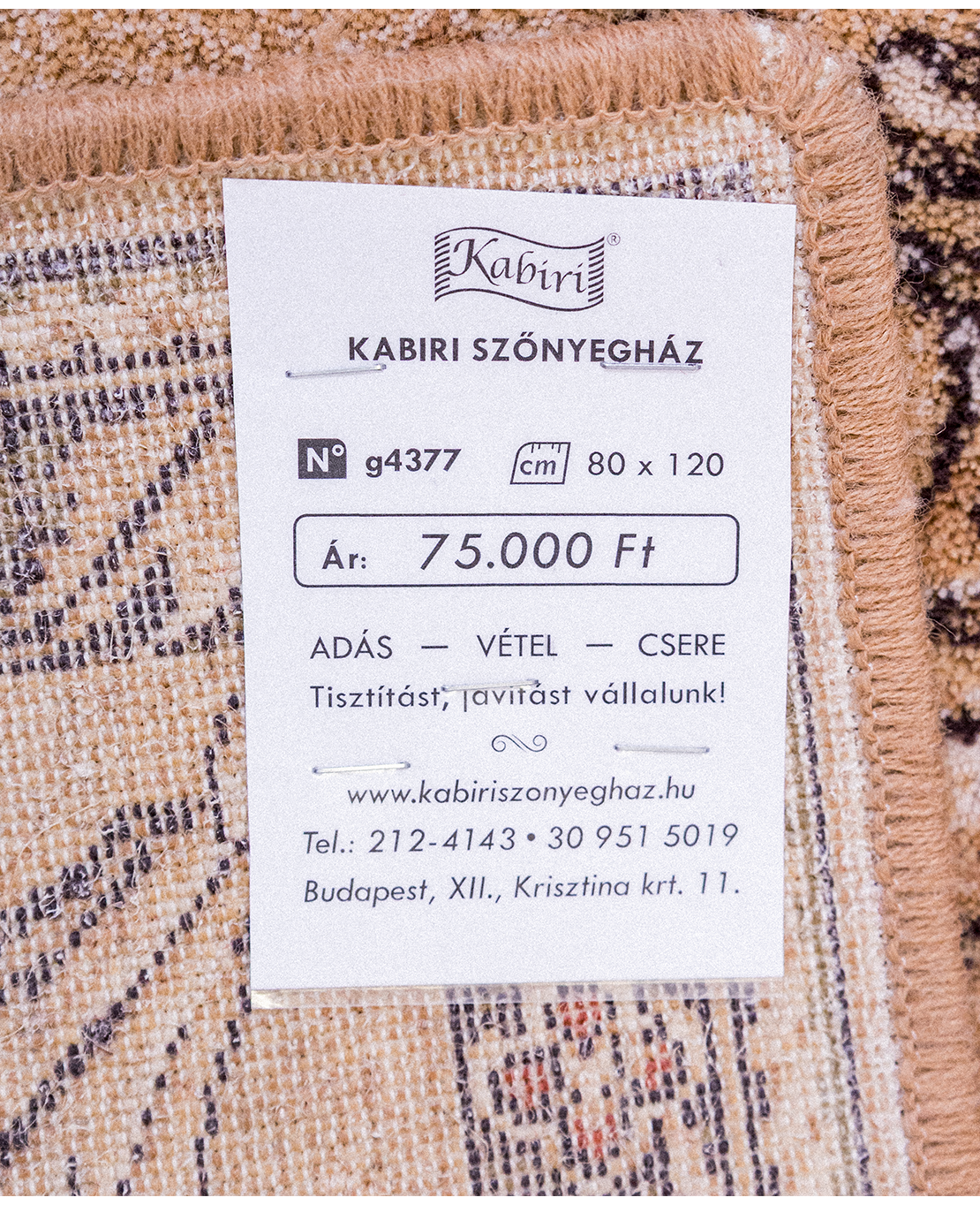 Klasszik gépi gyapjú szőnyeg - Image 6