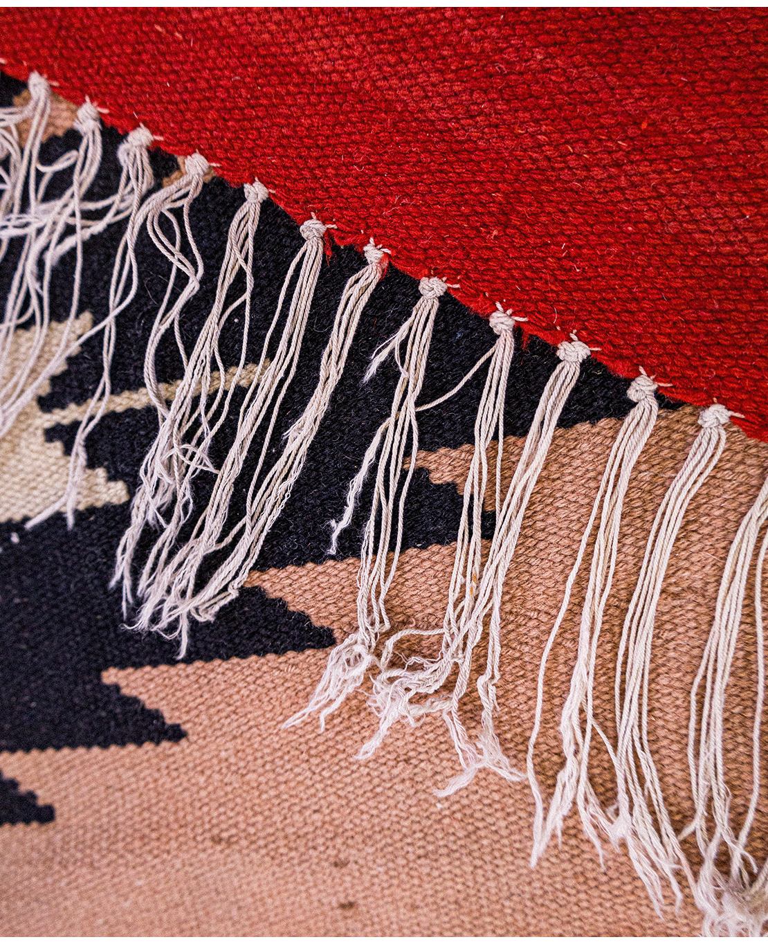 Torontál handwoven wool kilim - Image 4