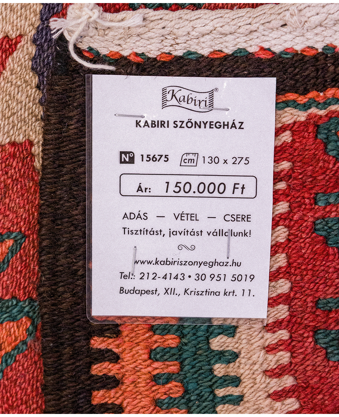 Persian kilim in excellent condition - Image 5