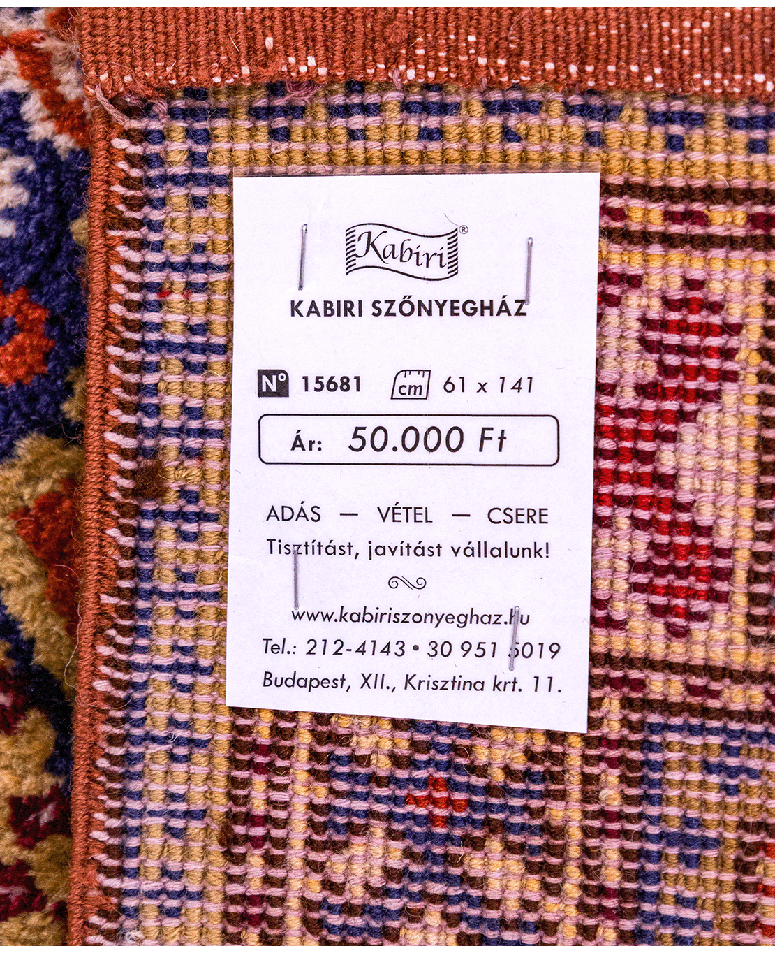 Marosvásárhely hand-knotted wool rug - Image 6