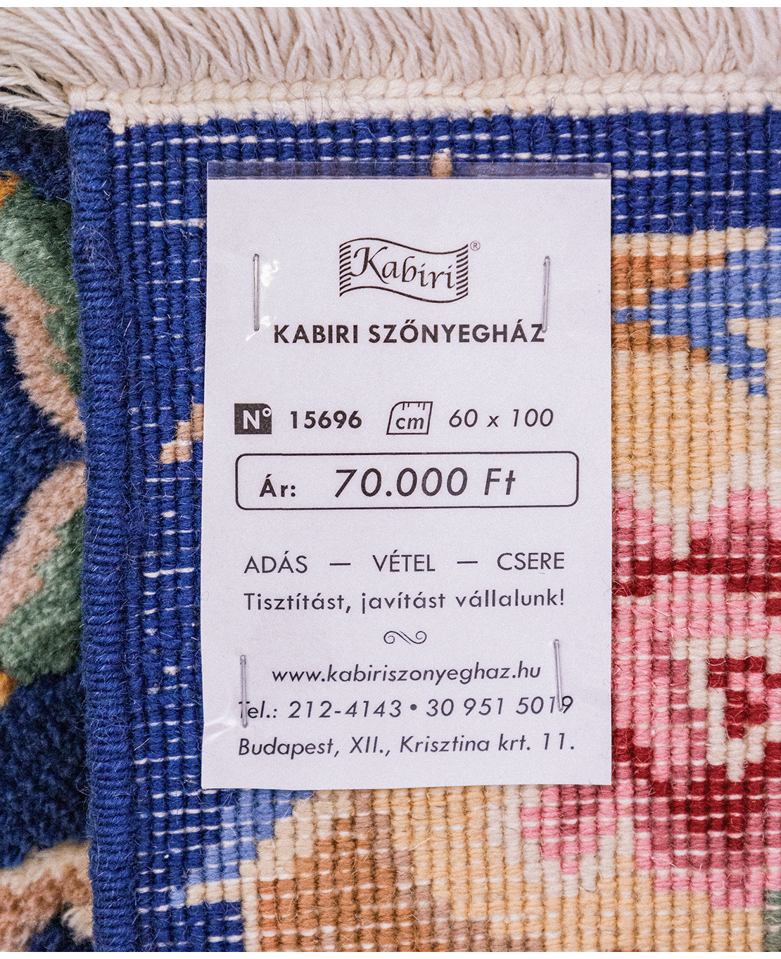 Chinese hand-knotted wool rug - Image 5